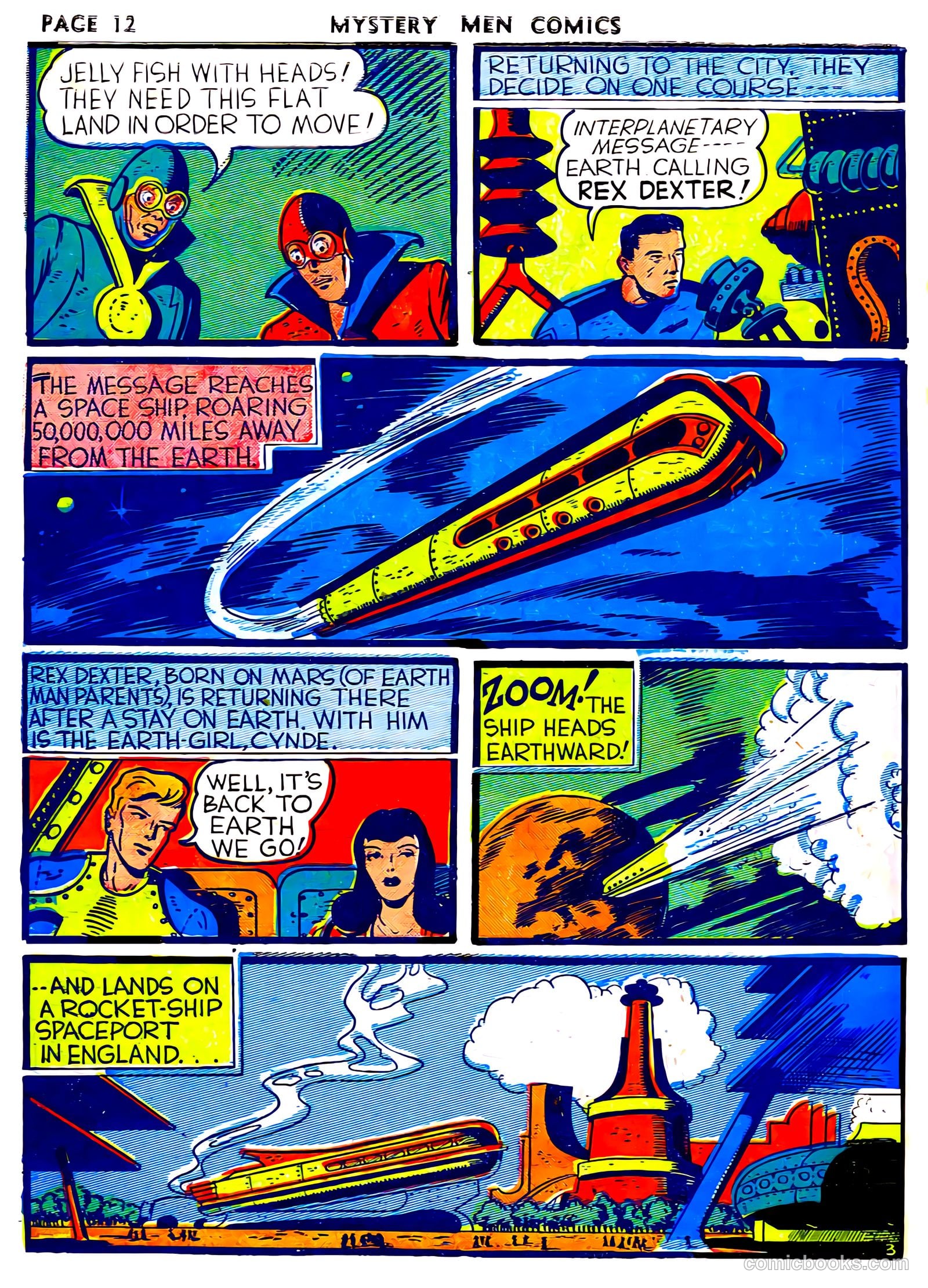 Mystery Men Comics #6 (1940) — page 14 of 68