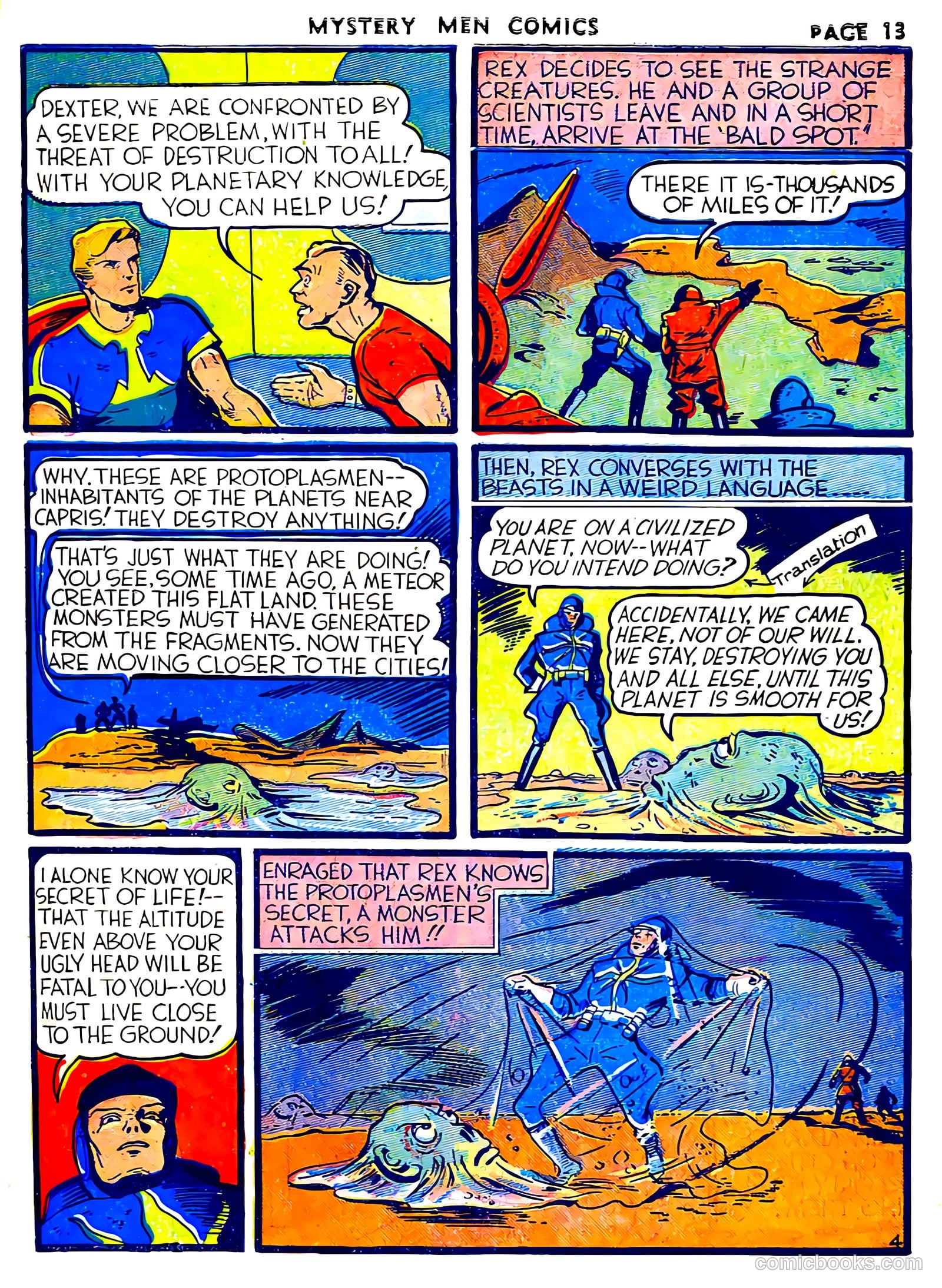 Mystery Men Comics #6 (1940) — page 15 of 68