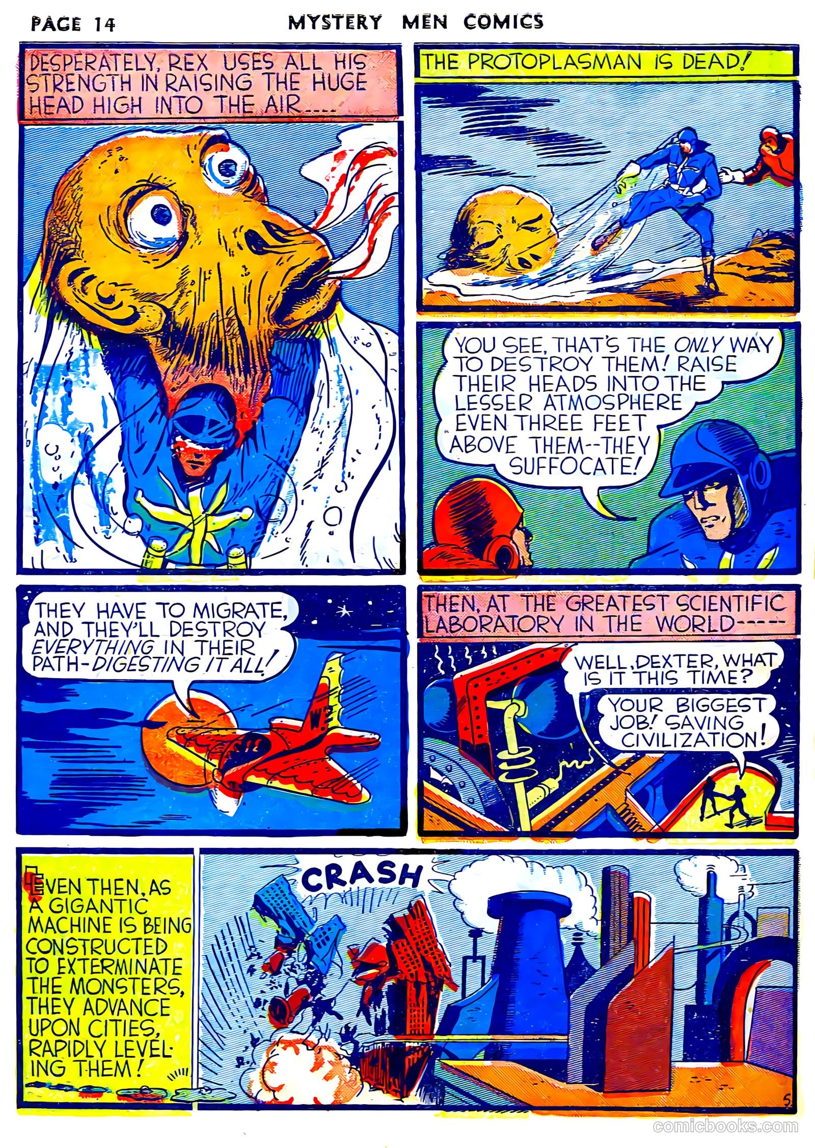 Mystery Men Comics #6 (1940) — page 16 of 68