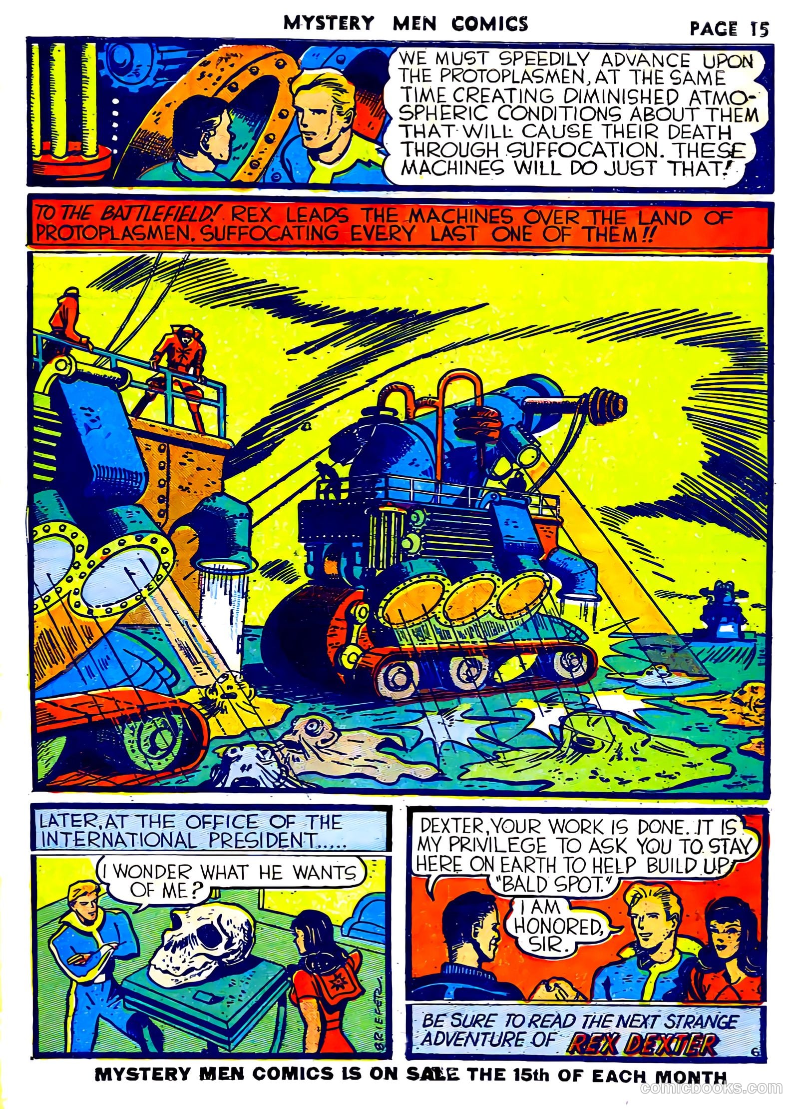 Mystery Men Comics #6 (1940) — page 17 of 68