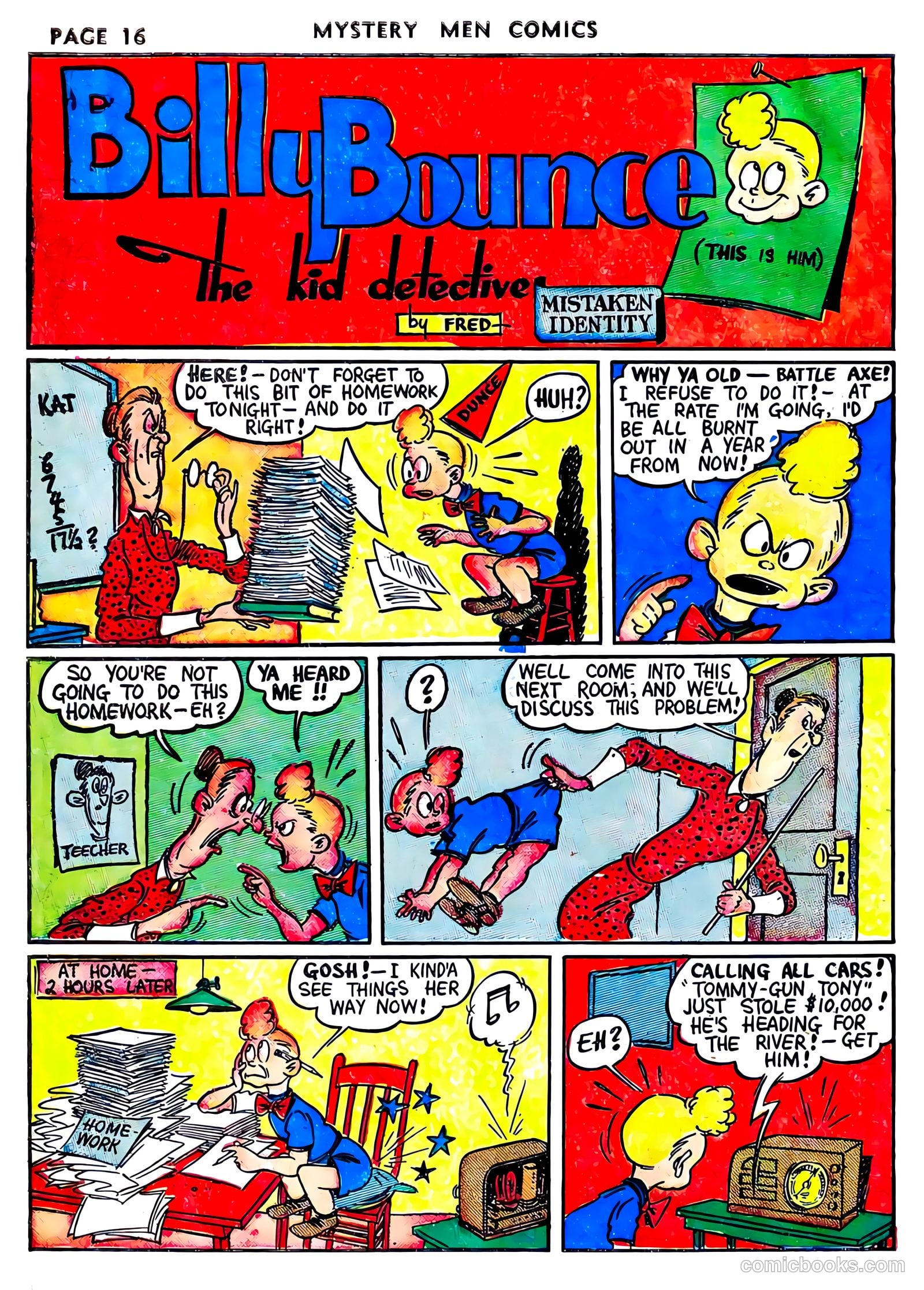 Mystery Men Comics #6 (1940) — page 18 of 68