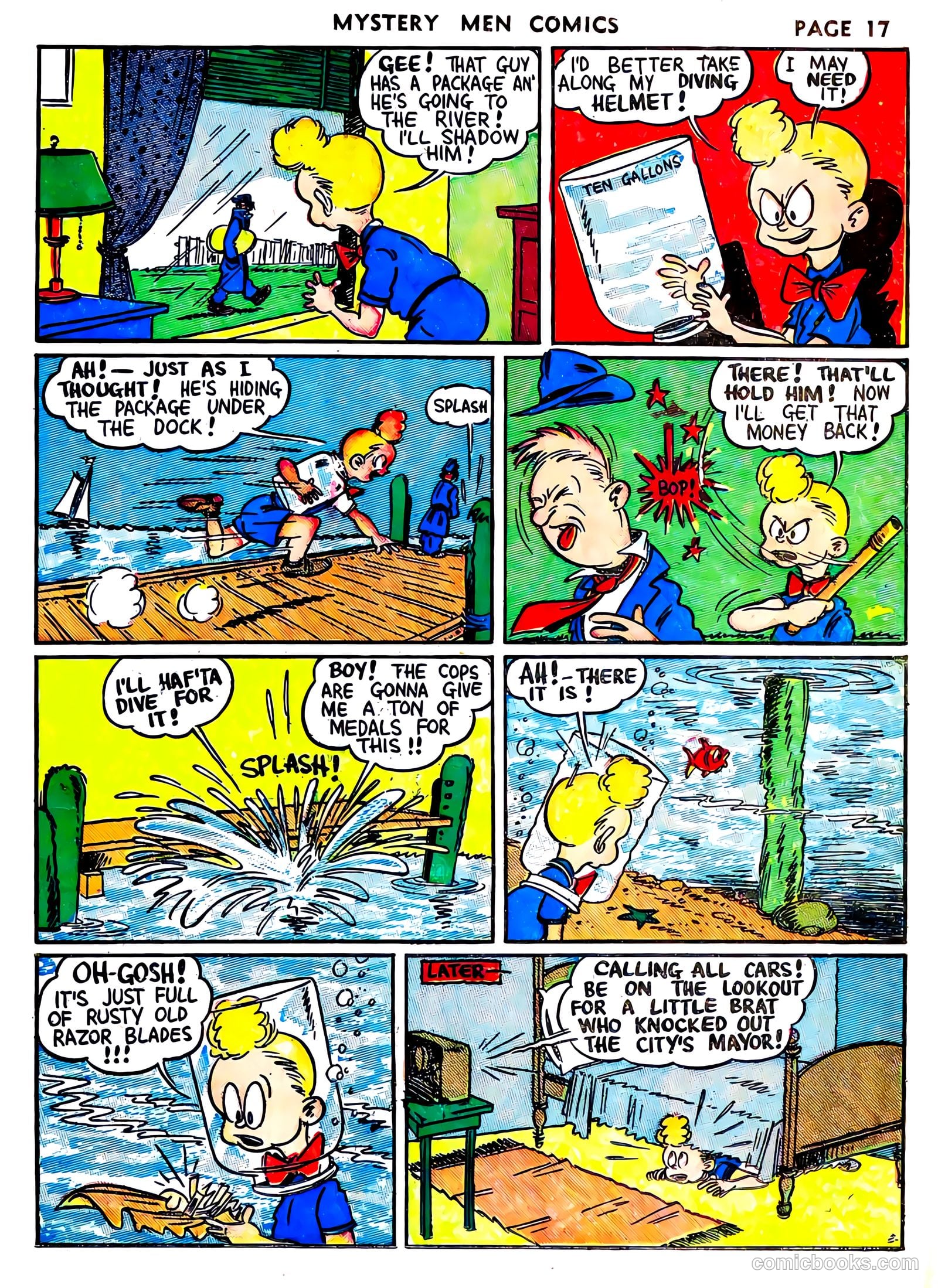 Mystery Men Comics #6 (1940) — page 19 of 68