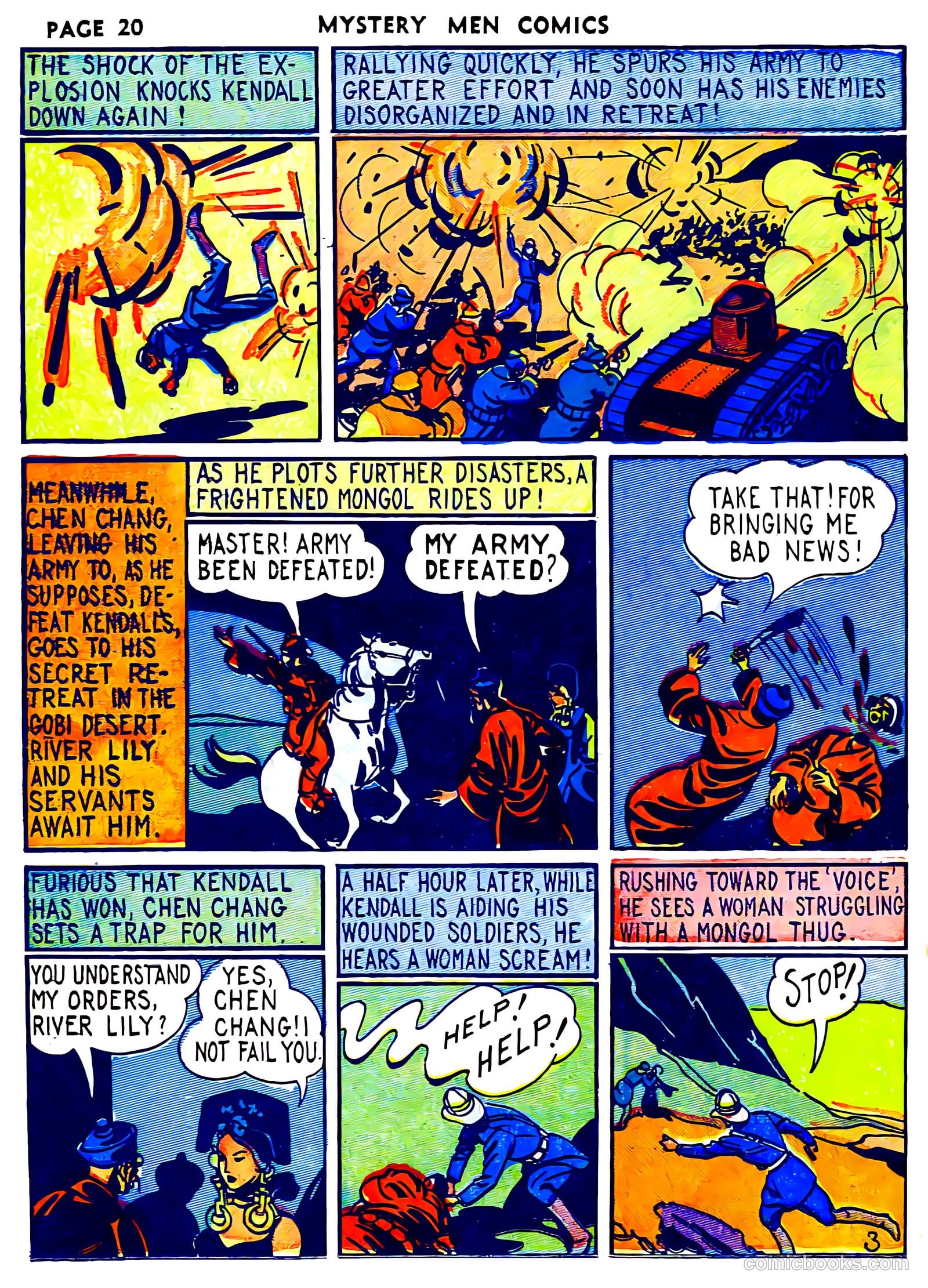 Mystery Men Comics #6 (1940) — page 22 of 68
