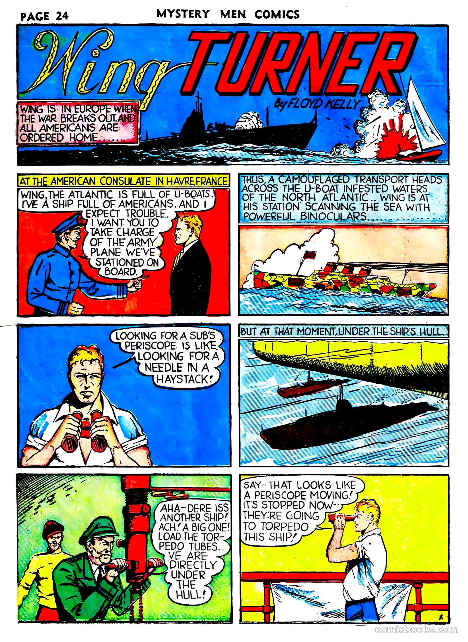 Mystery Men Comics #6 (1940) — page 26 of 68