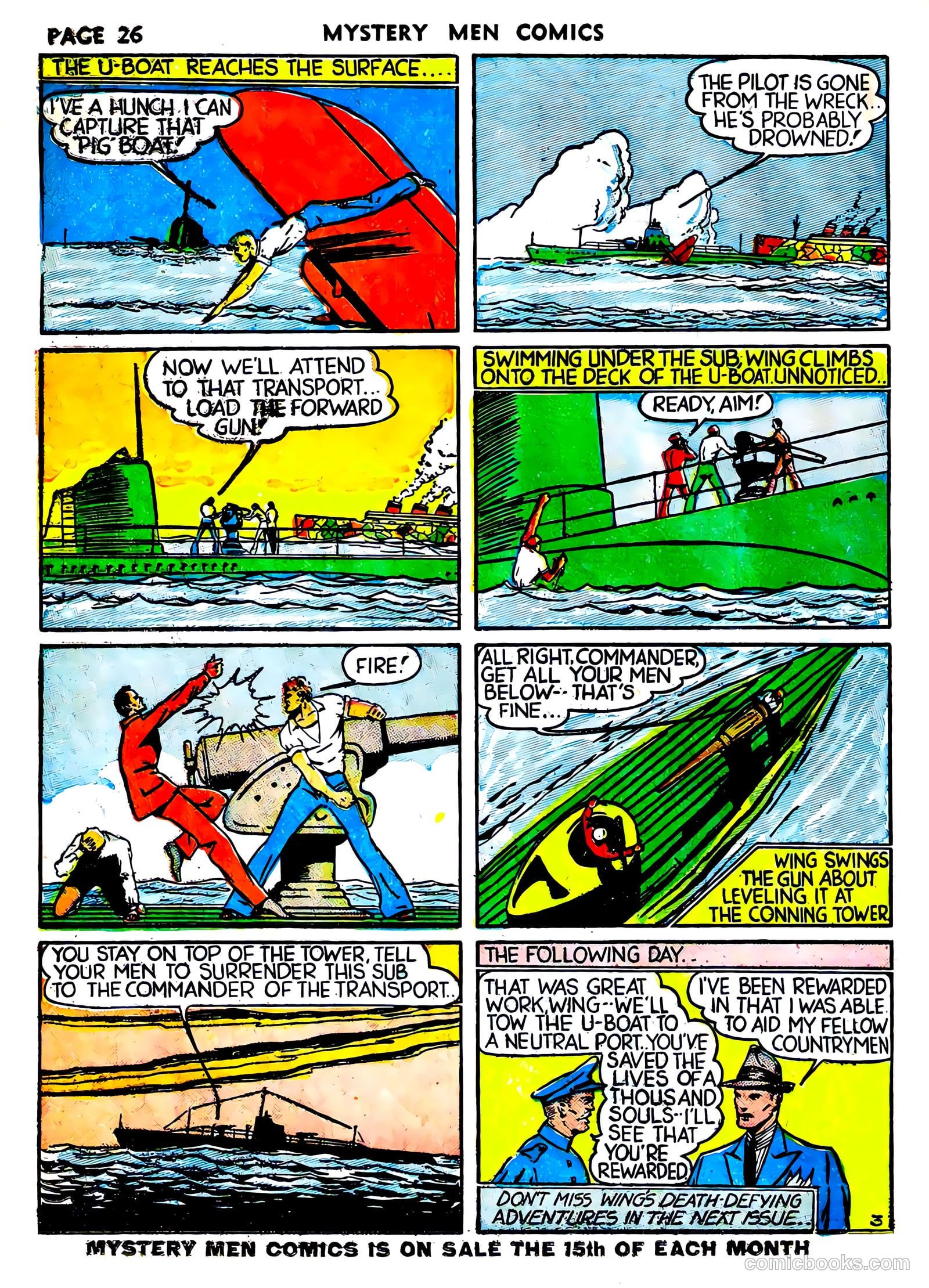 Mystery Men Comics #6 (1940) — page 28 of 68