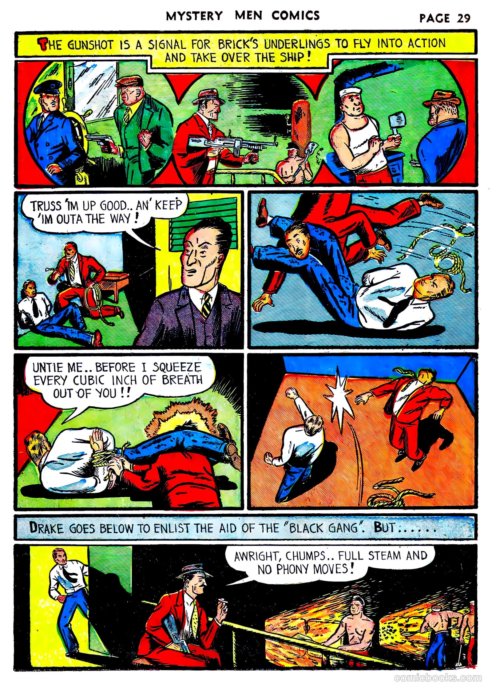 Mystery Men Comics #6 (1940) — page 31 of 68