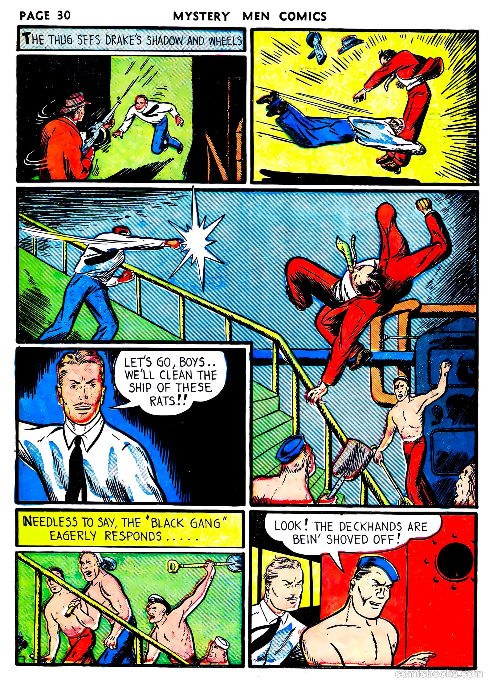 Mystery Men Comics #6 (1940) — page 32 of 68