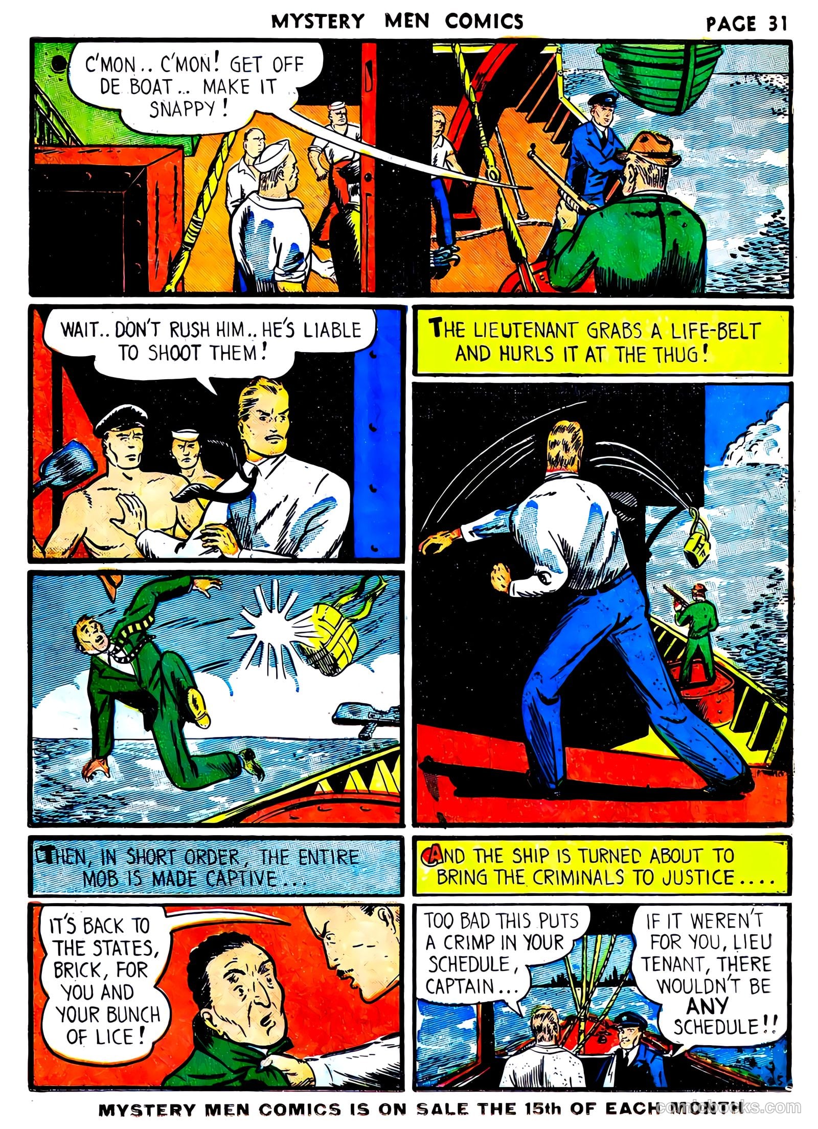 Mystery Men Comics #6 (1940) — page 33 of 68