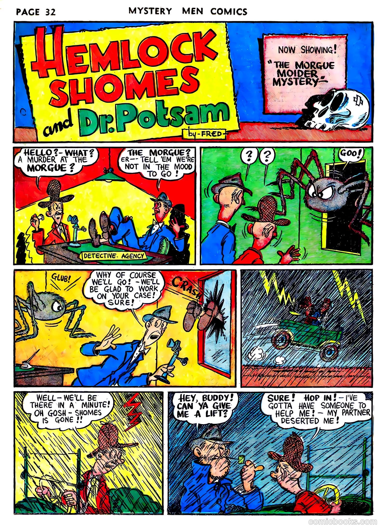Mystery Men Comics #6 (1940) — page 34 of 68