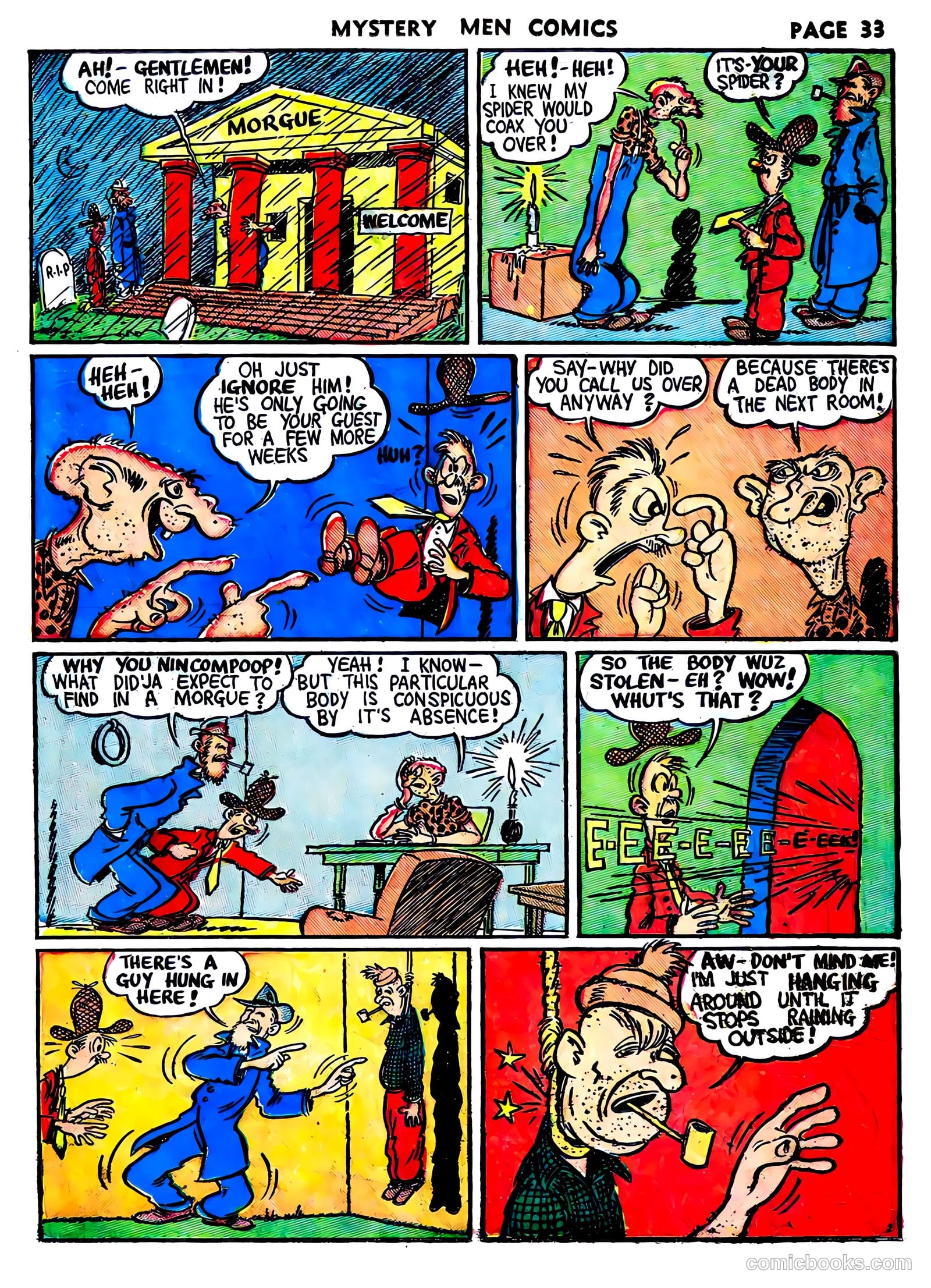 Mystery Men Comics #6 (1940) — page 35 of 68