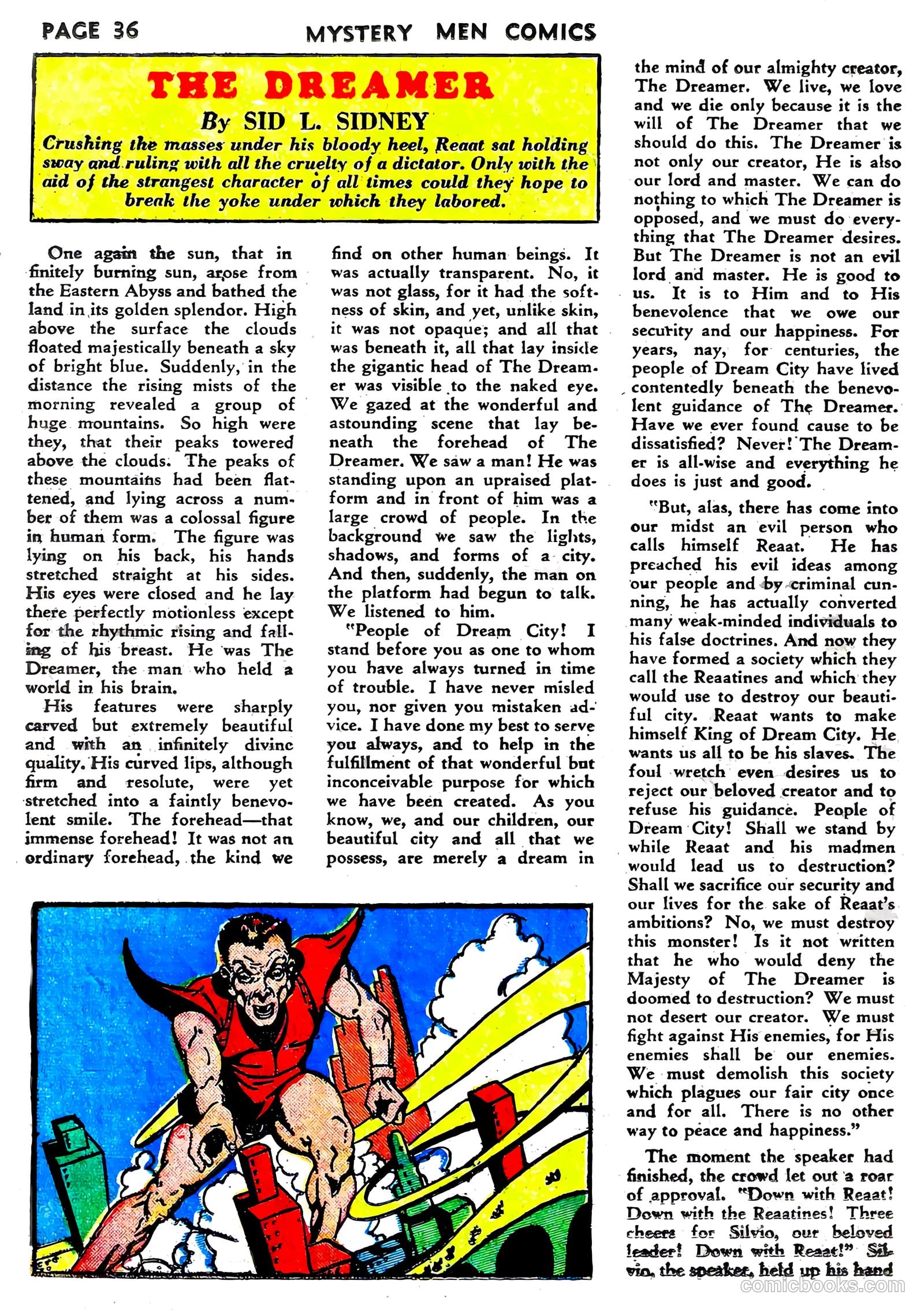 Mystery Men Comics #6 (1940) — page 38 of 68