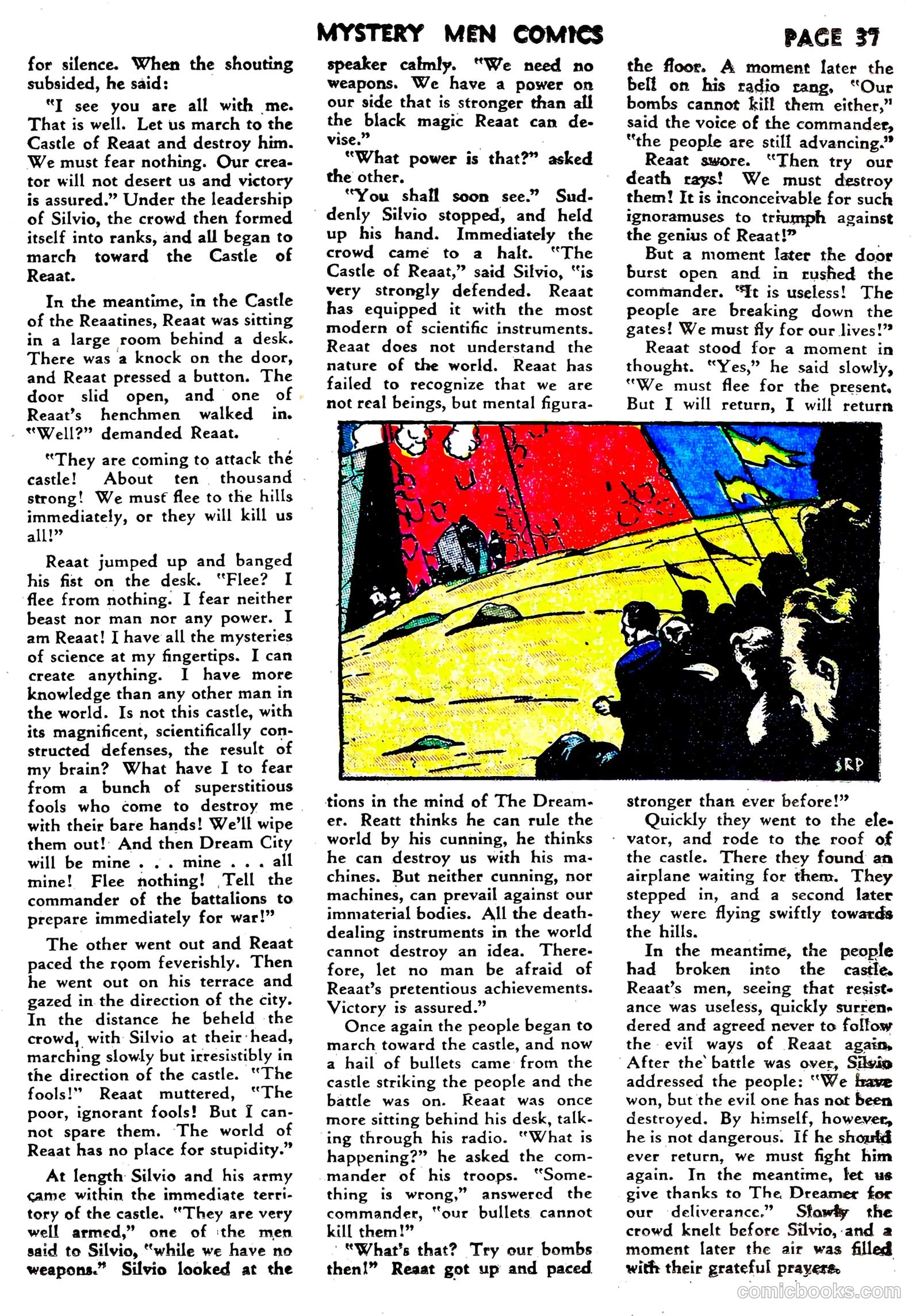 Mystery Men Comics #6 (1940) — page 39 of 68