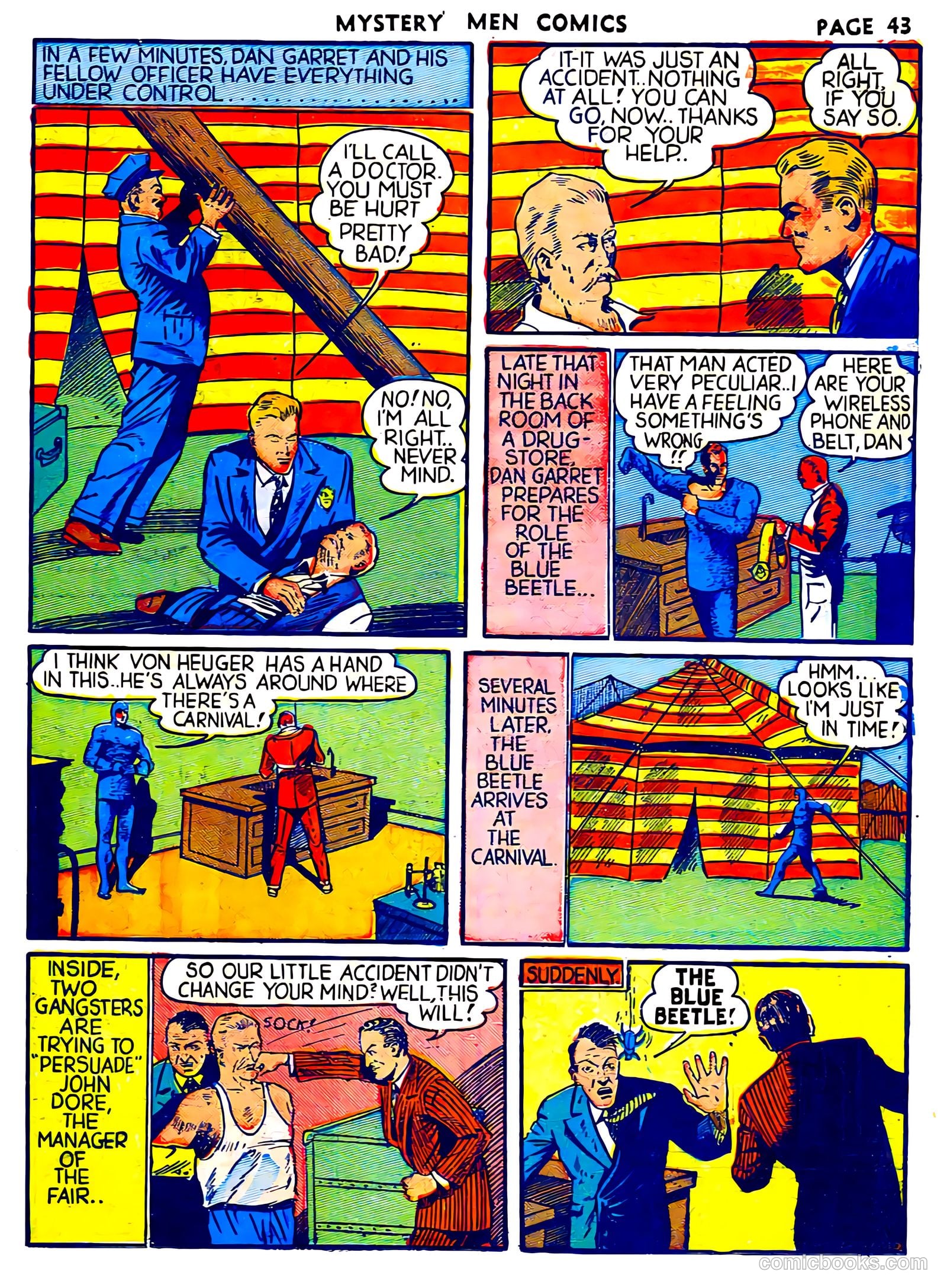 Mystery Men Comics #6 (1940) — page 45 of 68