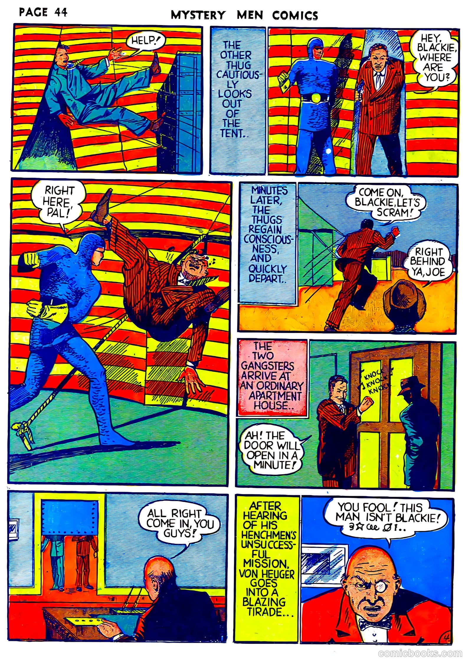 Mystery Men Comics #6 (1940) — page 46 of 68