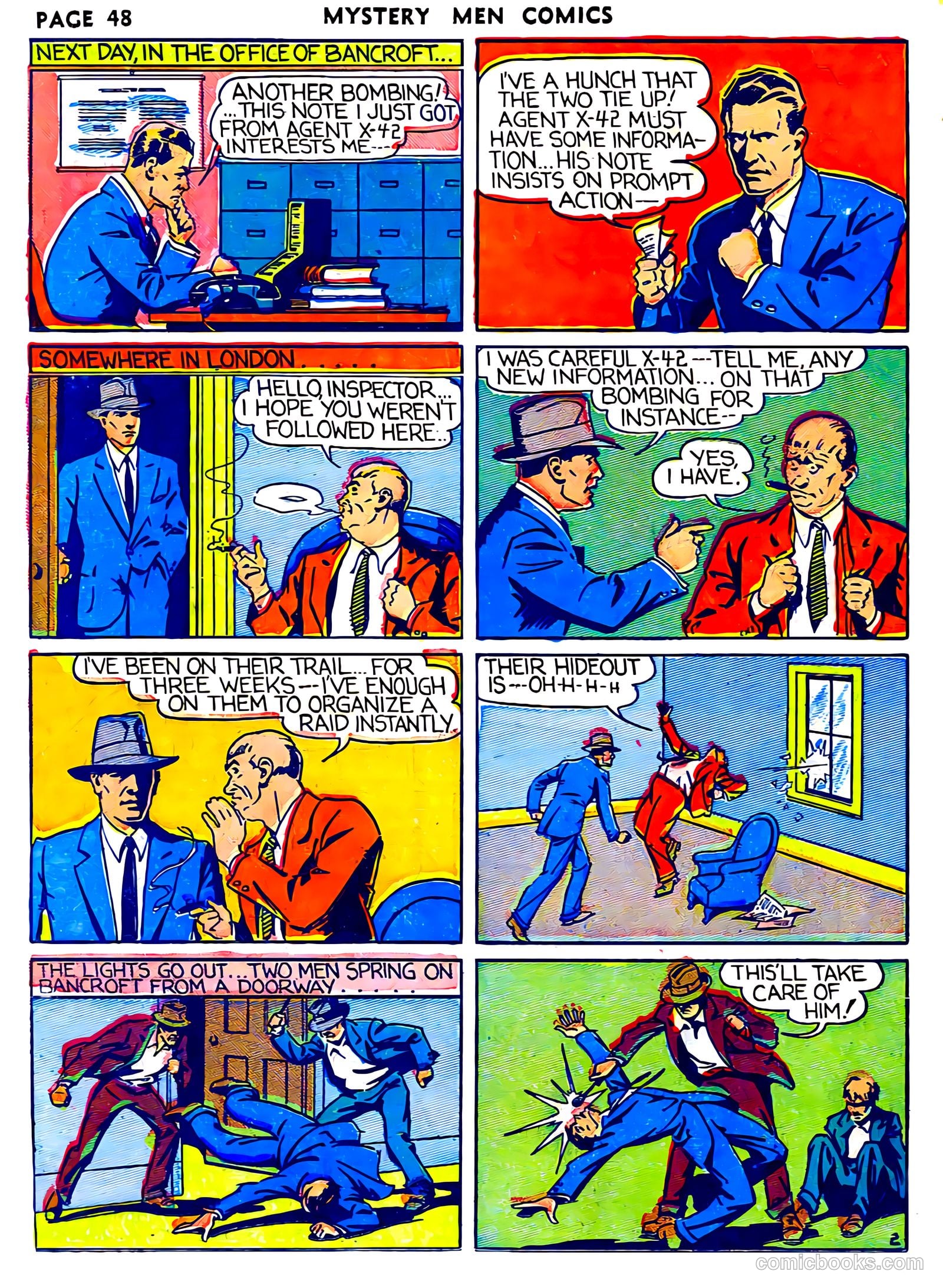 Mystery Men Comics #6 (1940) — page 50 of 68