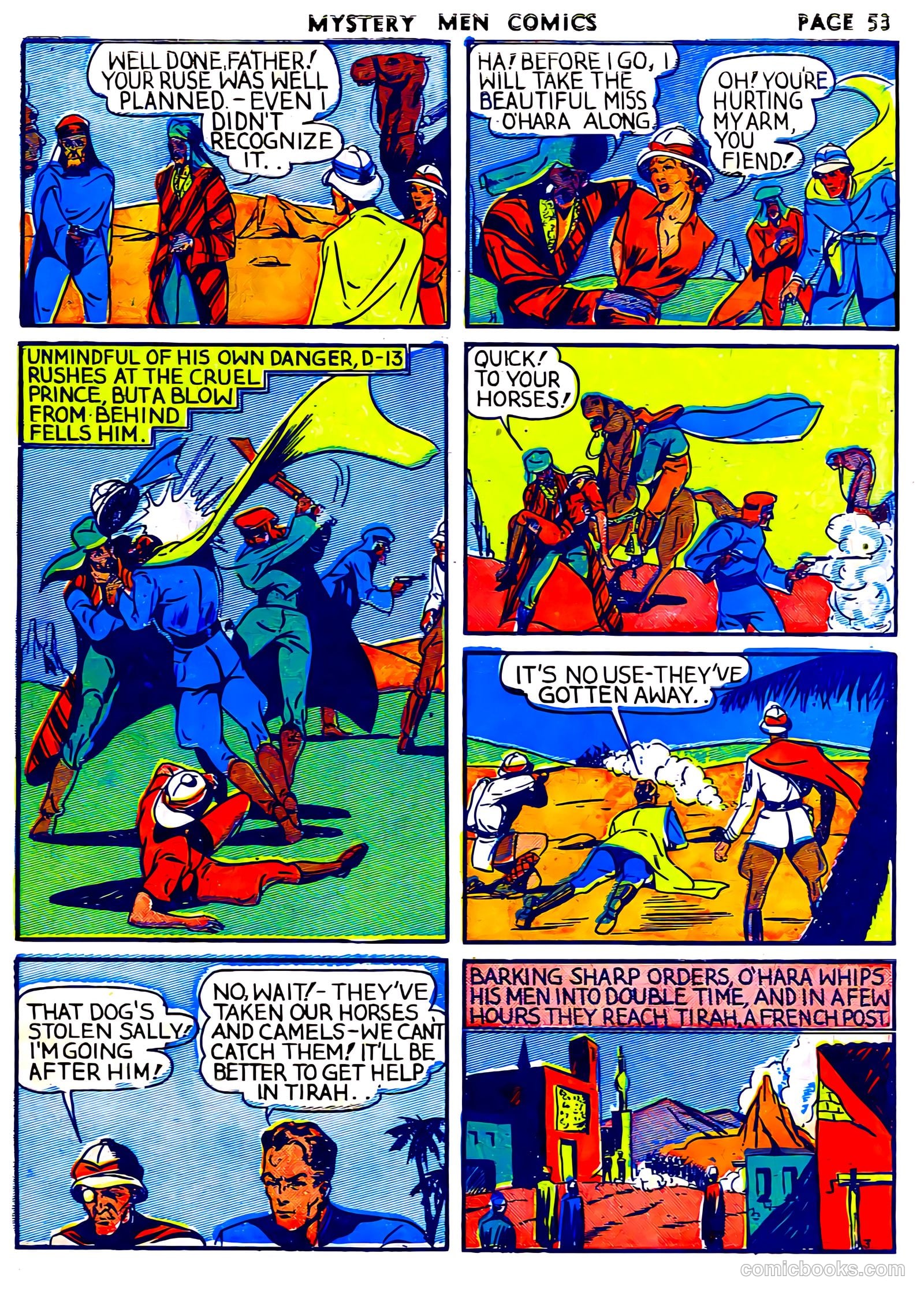 Mystery Men Comics #6 (1940) — page 55 of 68