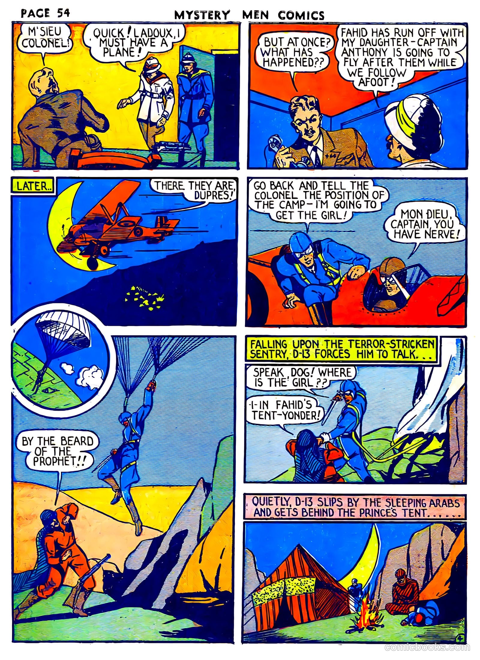 Mystery Men Comics #6 (1940) — page 56 of 68