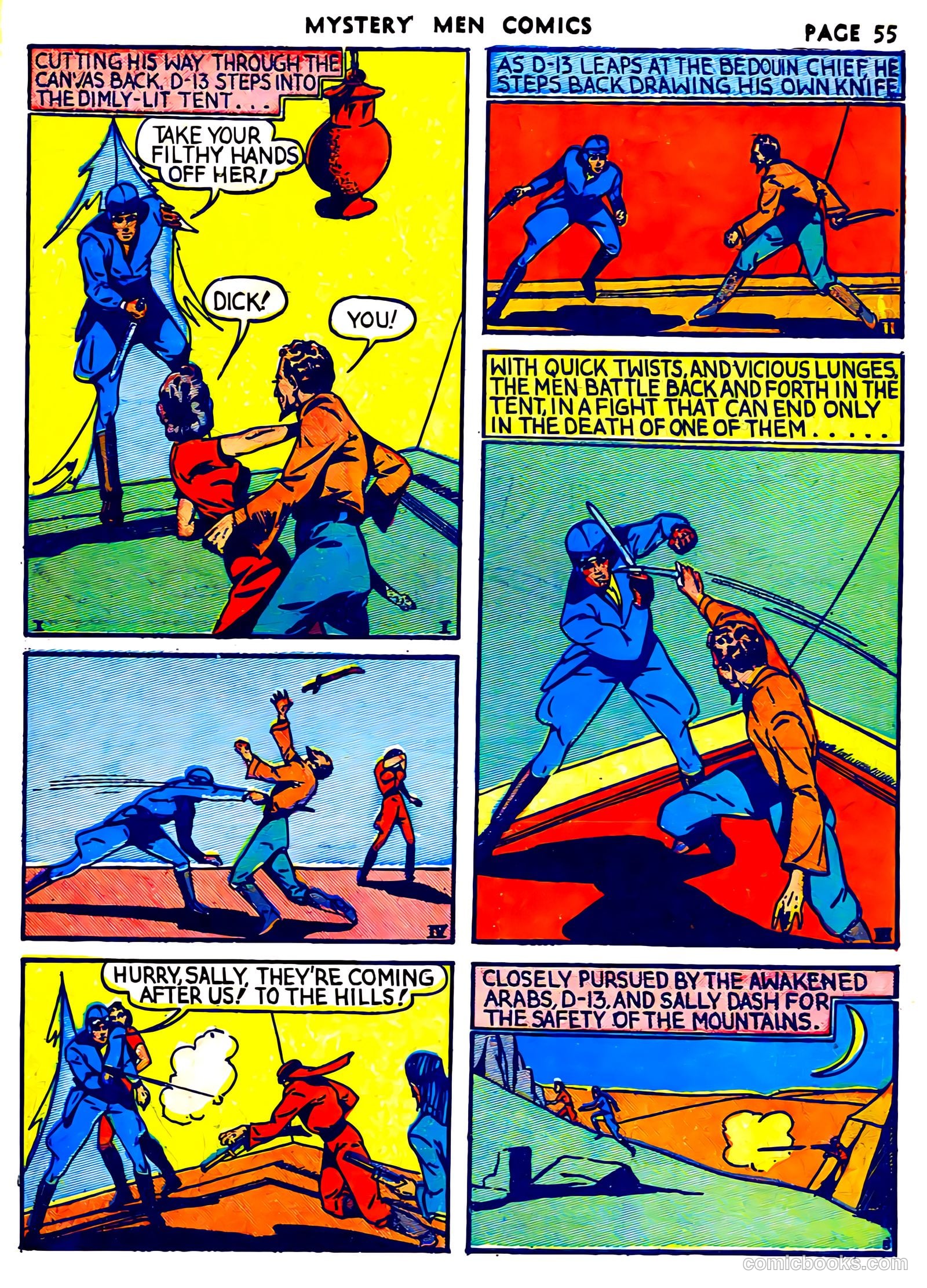 Mystery Men Comics #6 (1940) — page 57 of 68