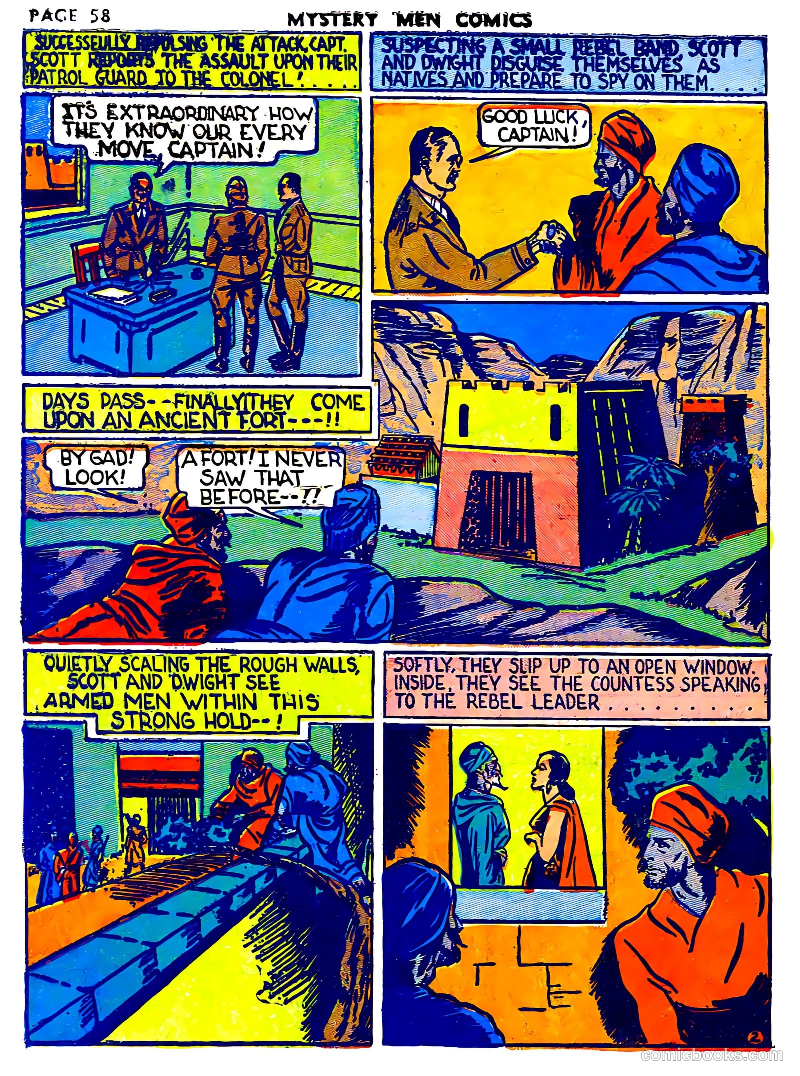 Mystery Men Comics #6 (1940) — page 60 of 68