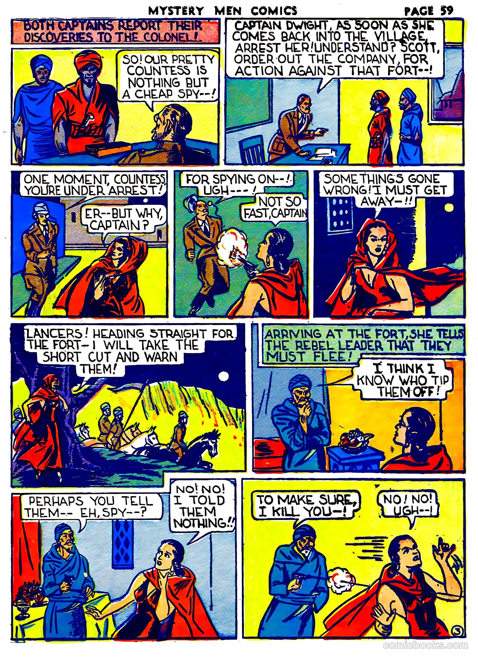 Mystery Men Comics #6 (1940) — page 61 of 68