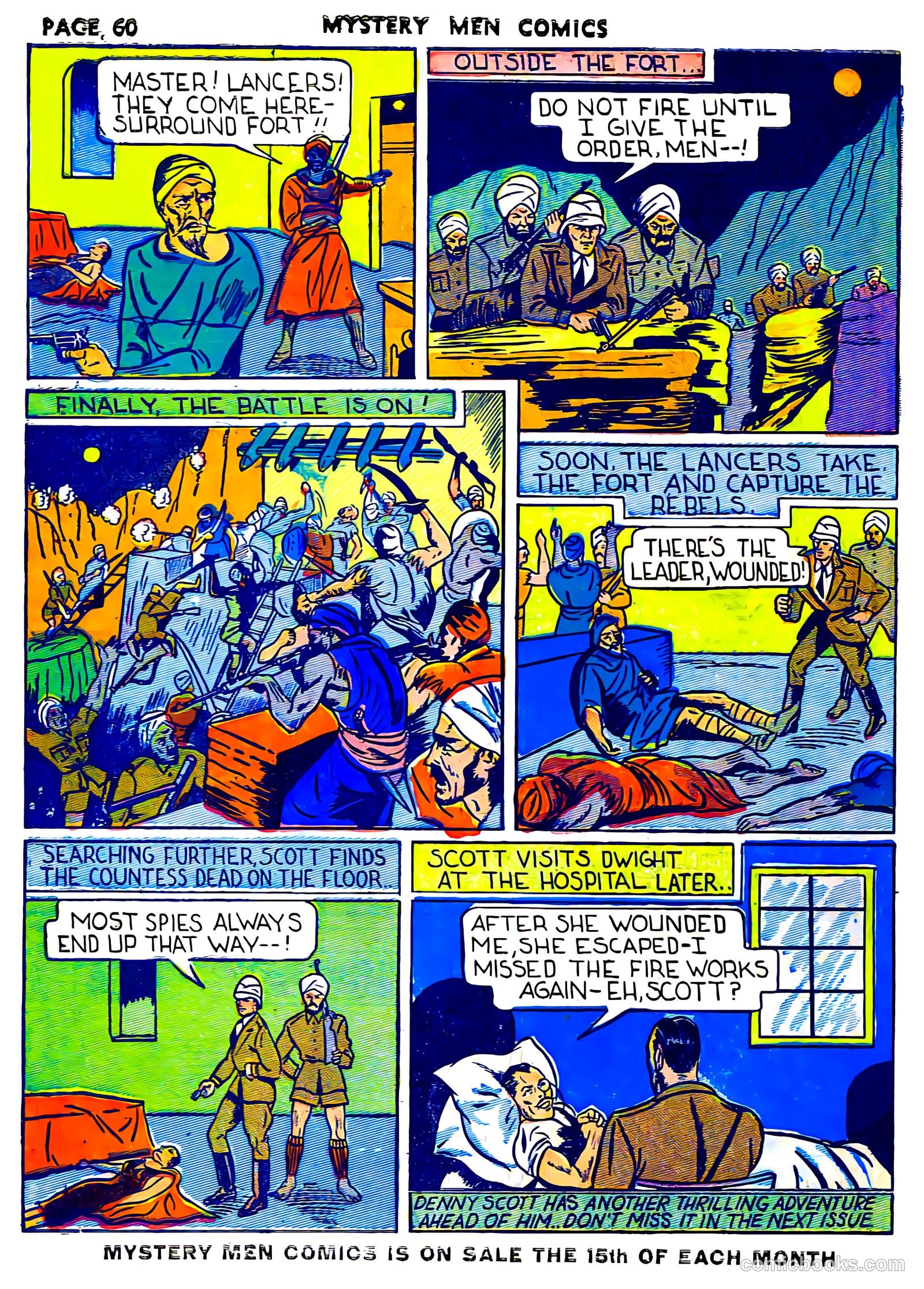 Mystery Men Comics #6 (1940) — page 62 of 68