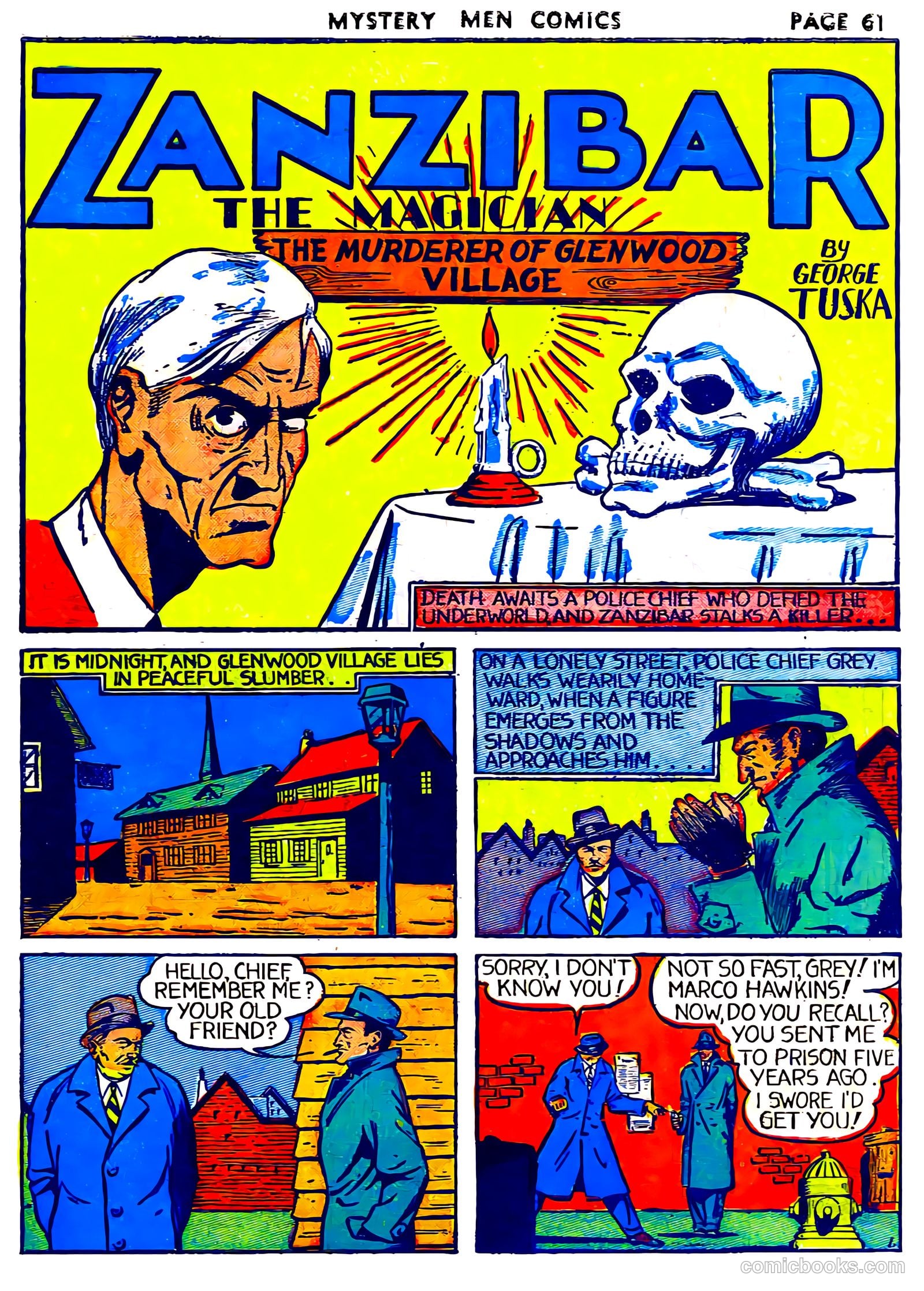 Mystery Men Comics #6 (1940) — page 63 of 68