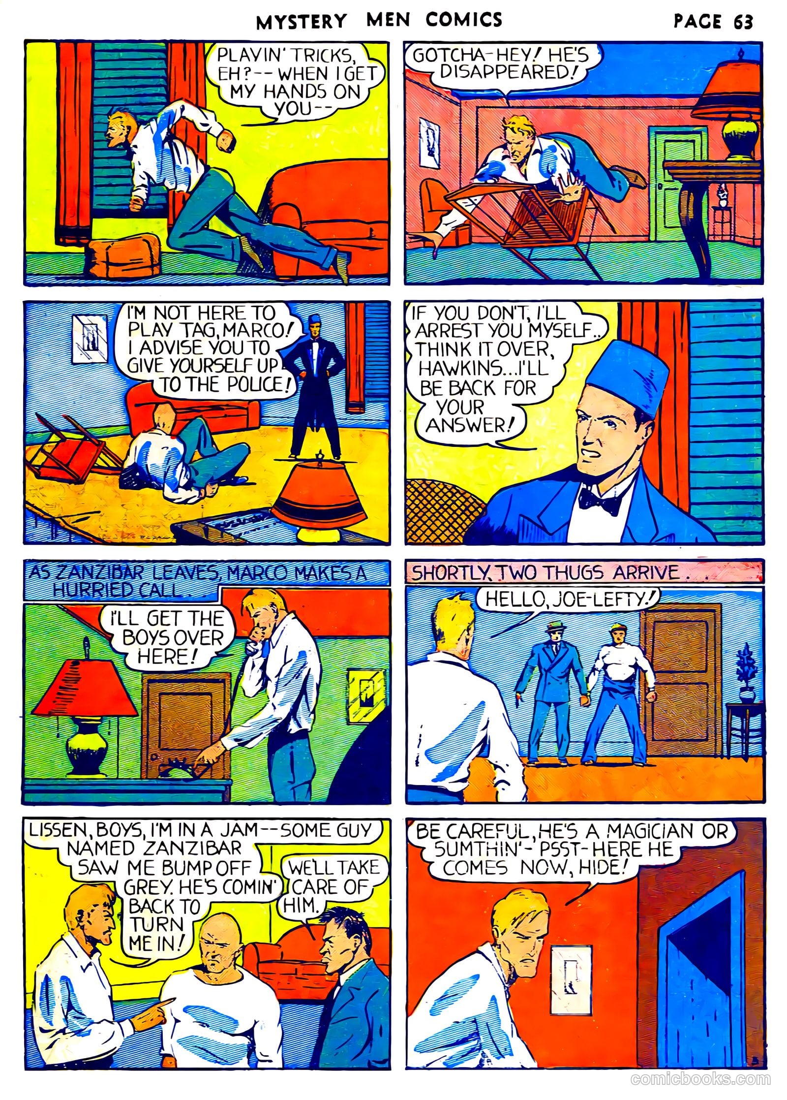 Mystery Men Comics #6 (1940) — page 65 of 68