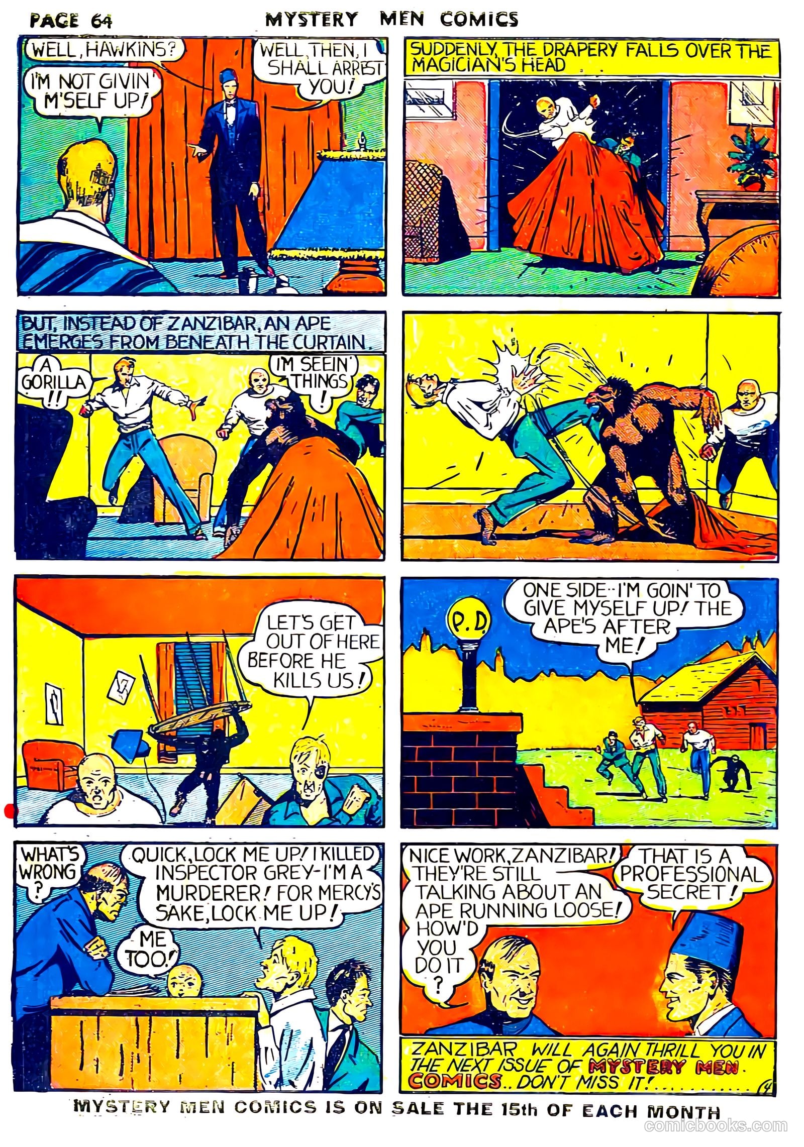 Mystery Men Comics #6 (1940) — page 66 of 68