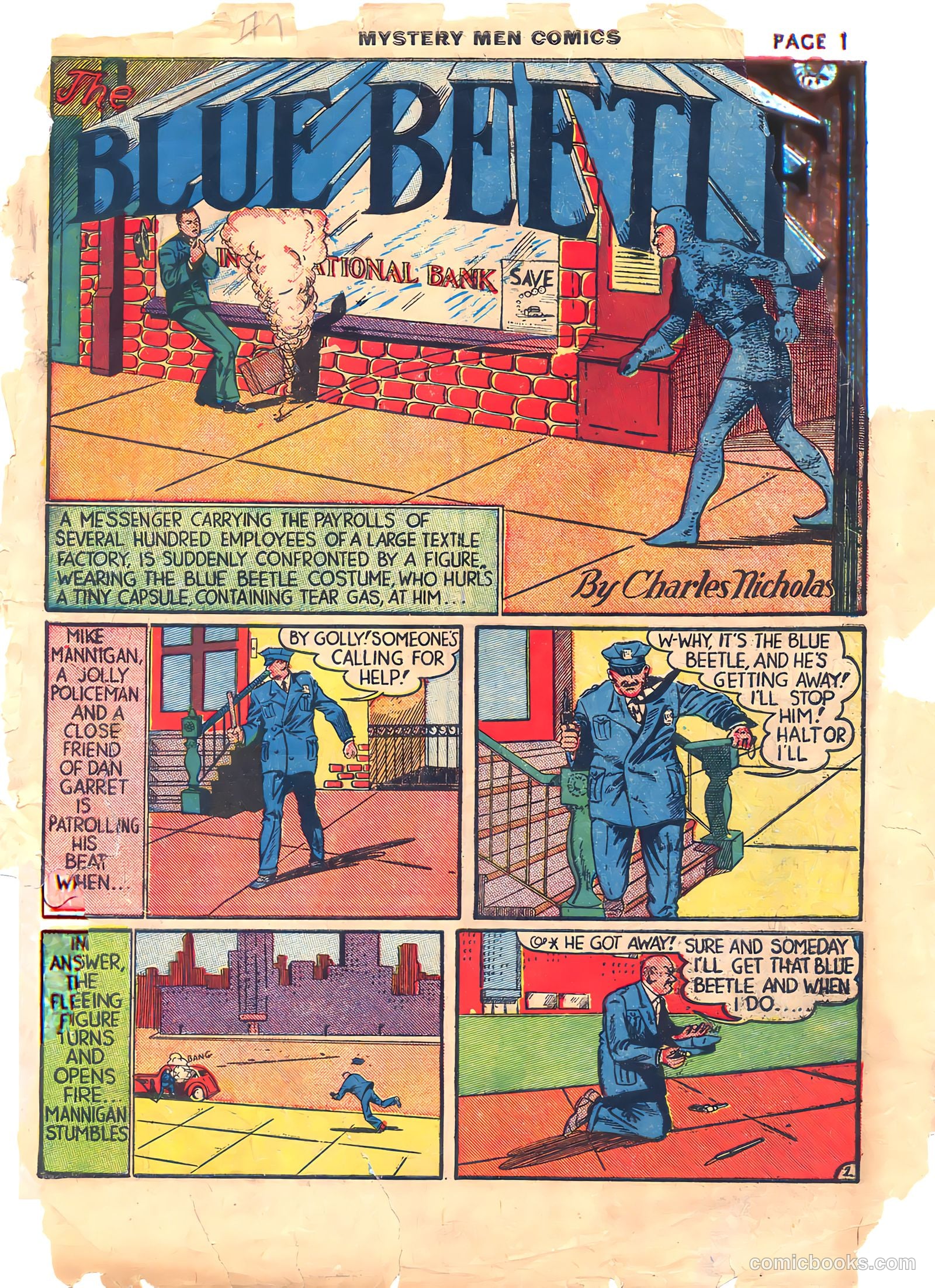 Mystery Men Comics #7 (1940) — page 3 of 68