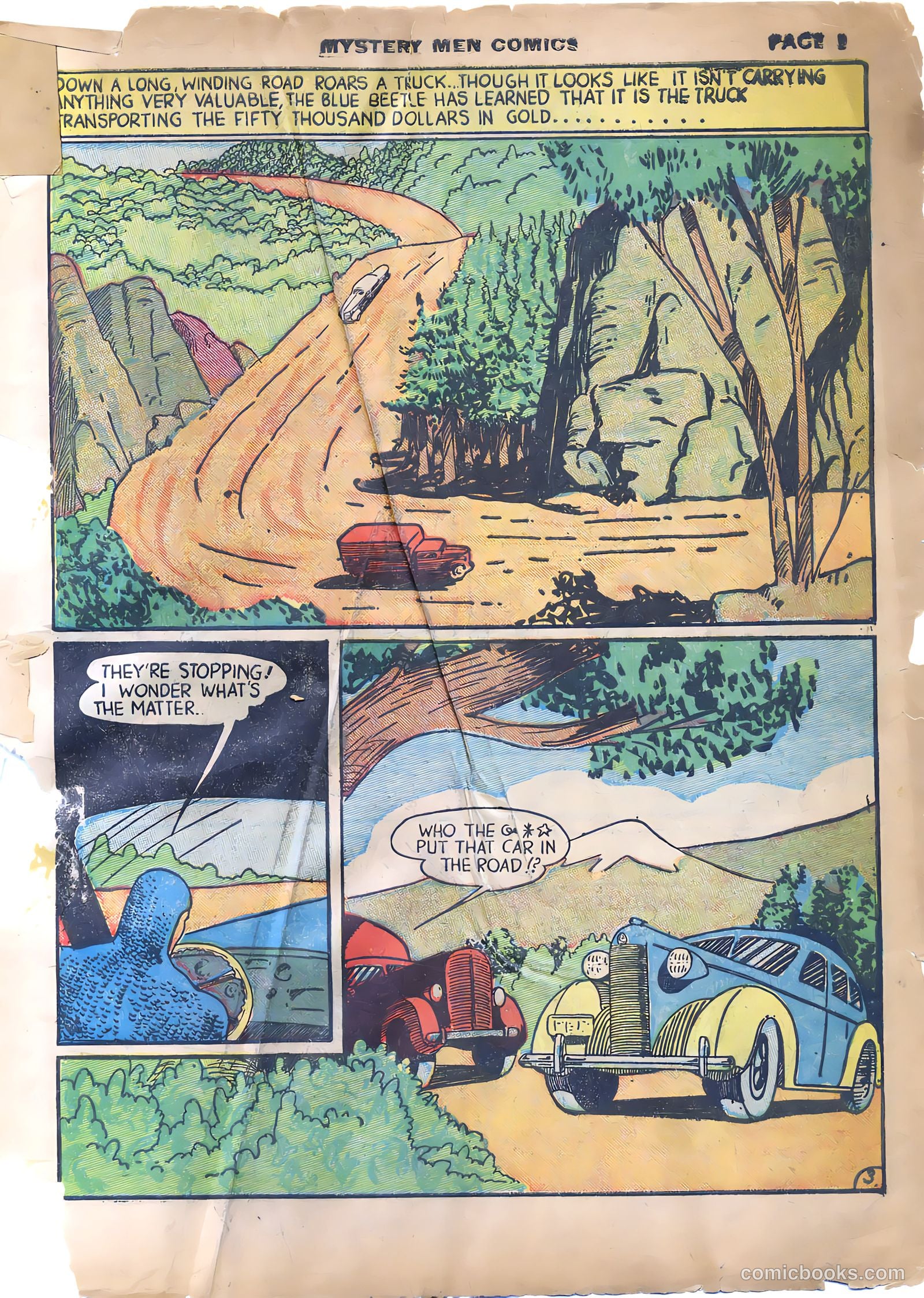 Mystery Men Comics #7 (1940) — page 5 of 68