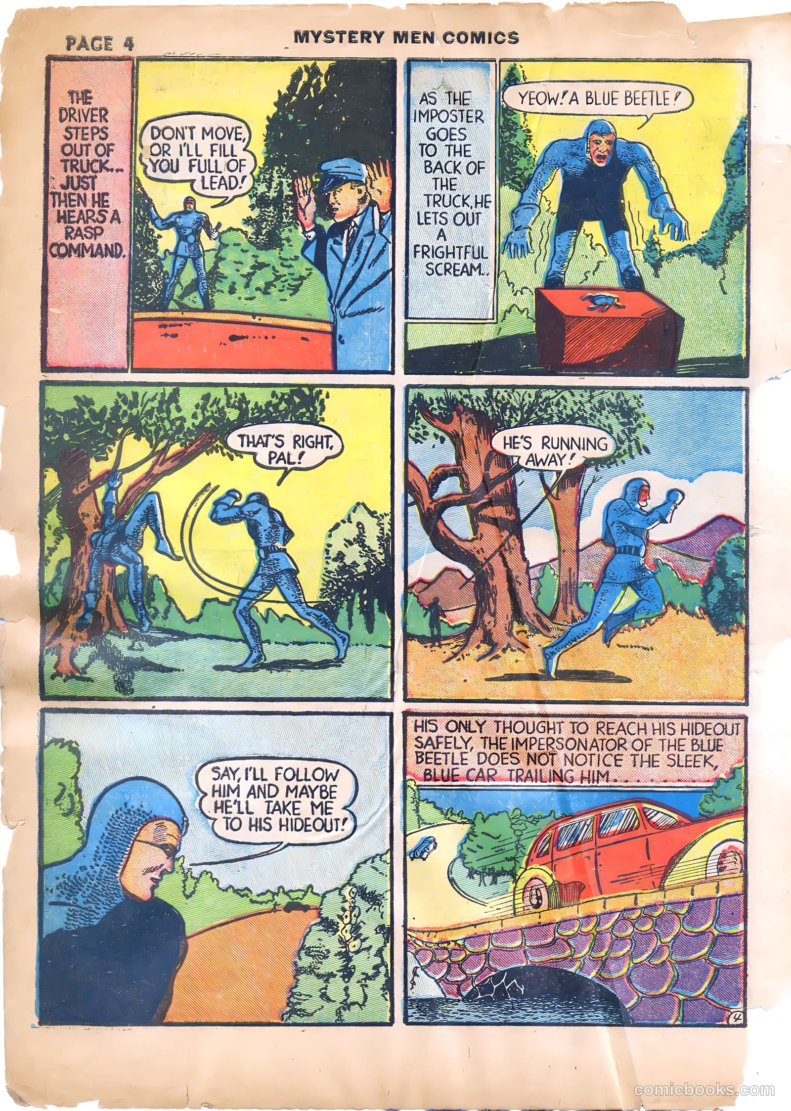 Mystery Men Comics #7 (1940) — page 6 of 68