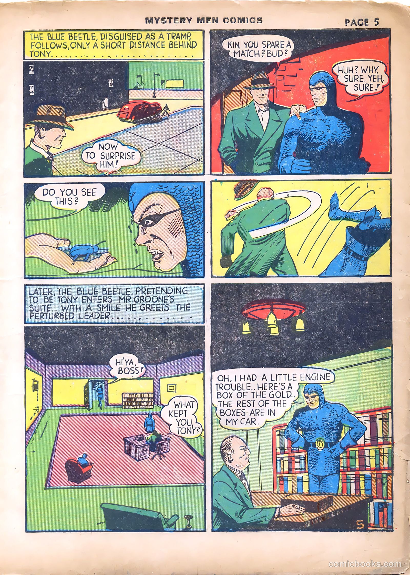 Mystery Men Comics #7 (1940) — page 7 of 68