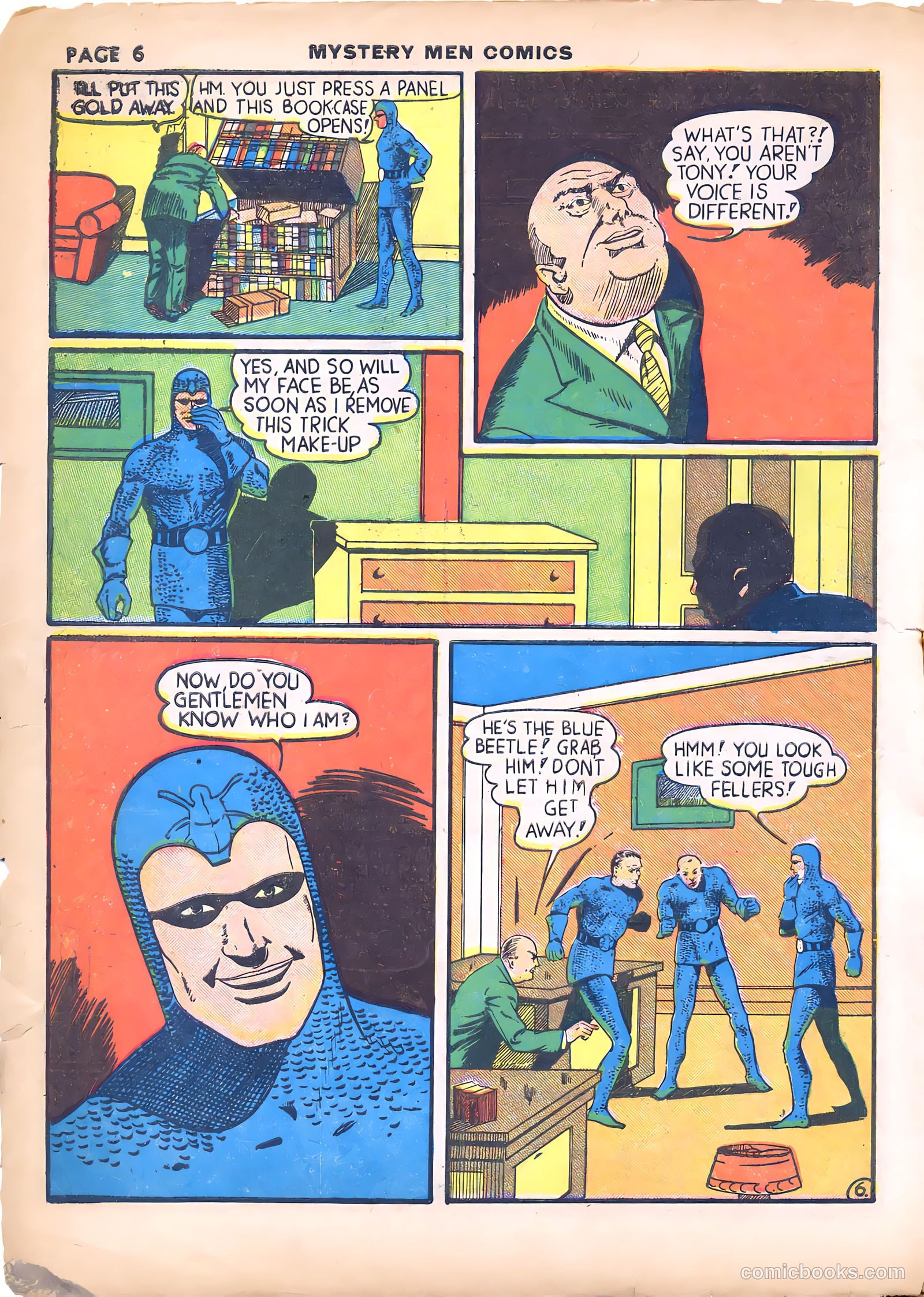 Mystery Men Comics #7 (1940) — page 8 of 68