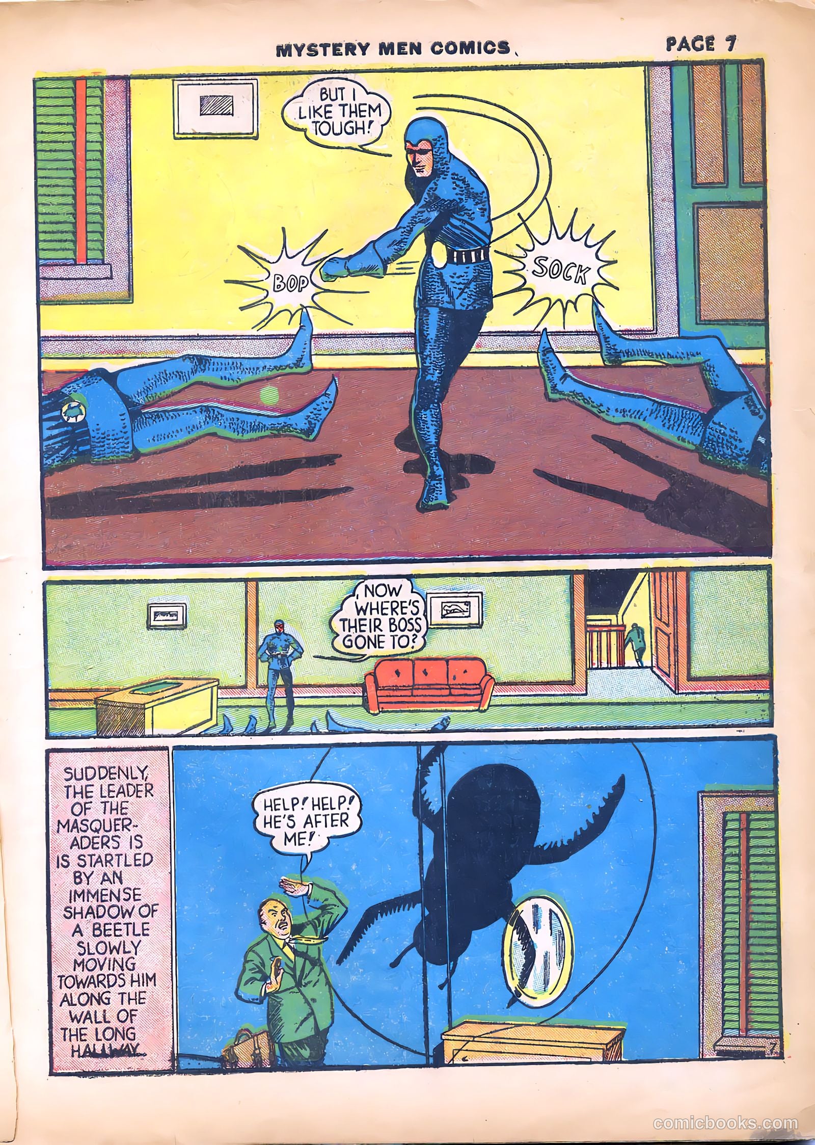 Mystery Men Comics #7 (1940) — page 9 of 68