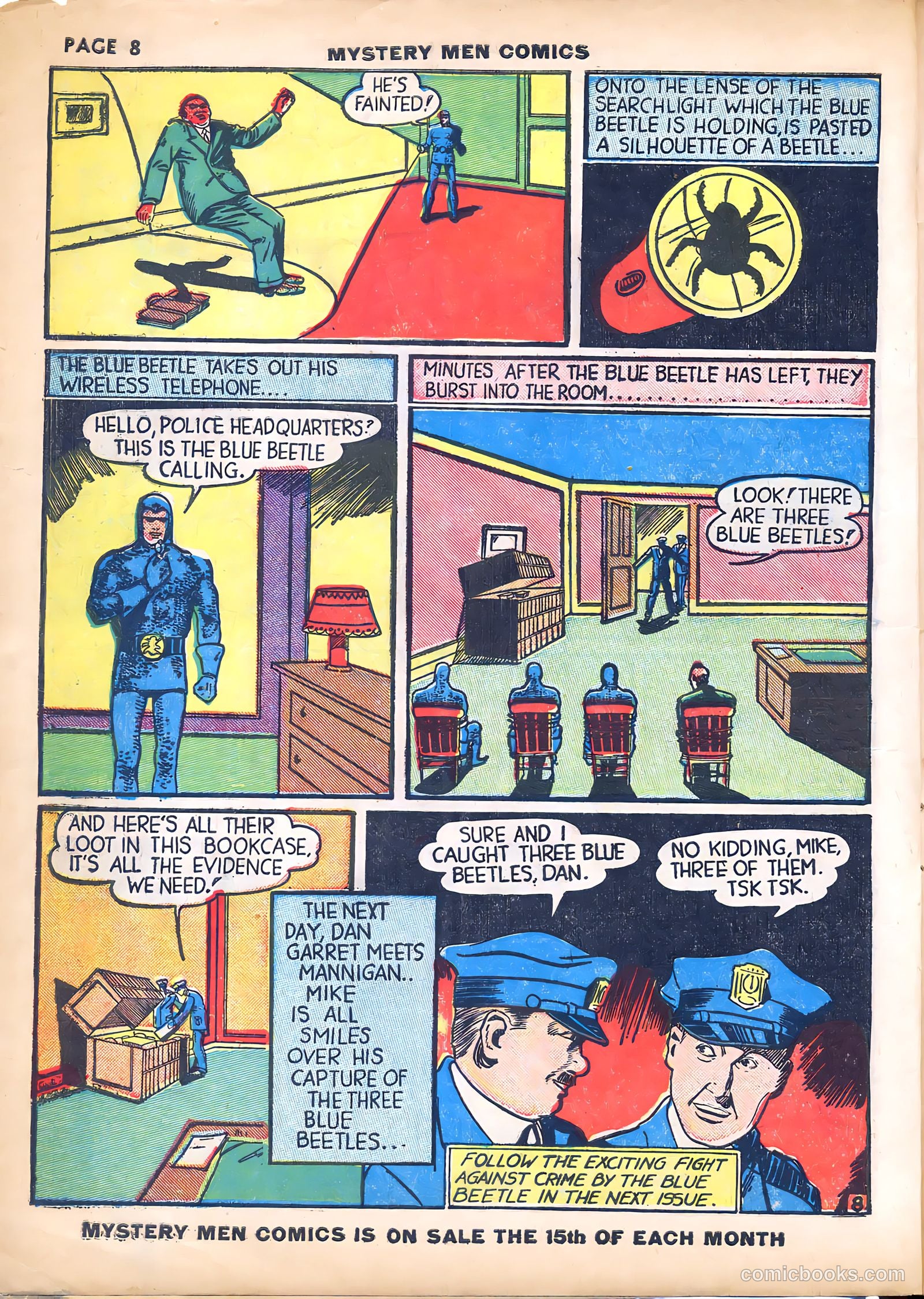 Mystery Men Comics #7 (1940) — page 10 of 68