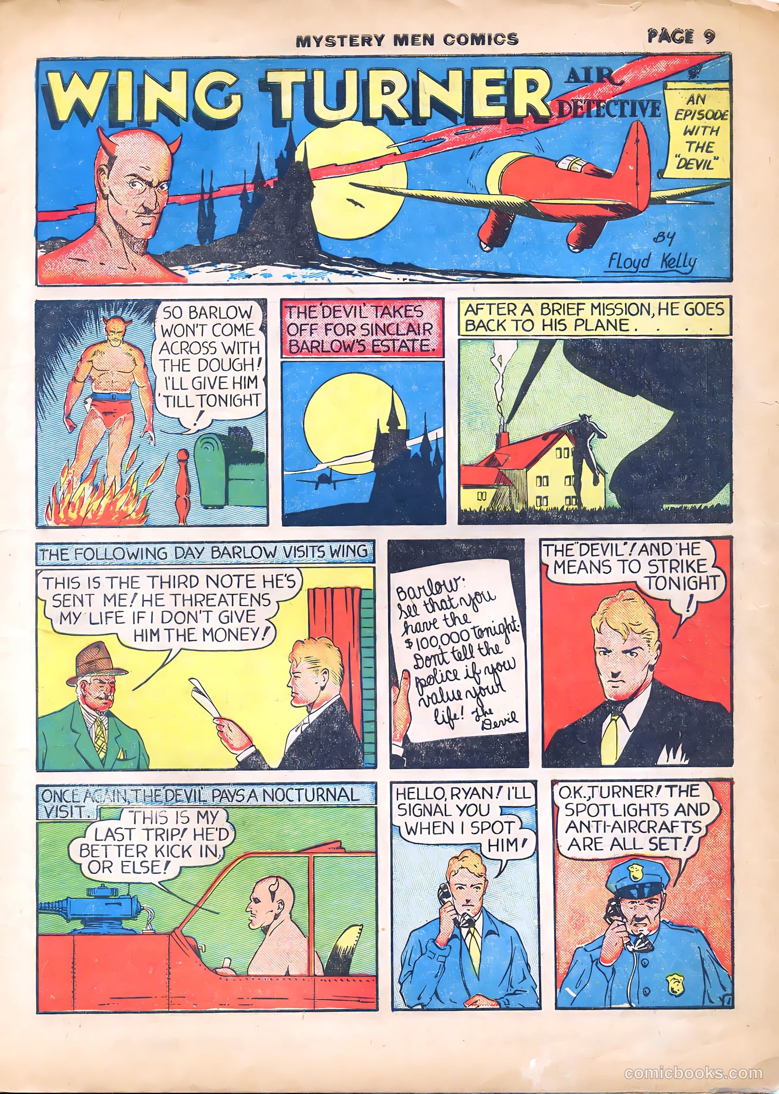 Mystery Men Comics #7 (1940) — page 11 of 68
