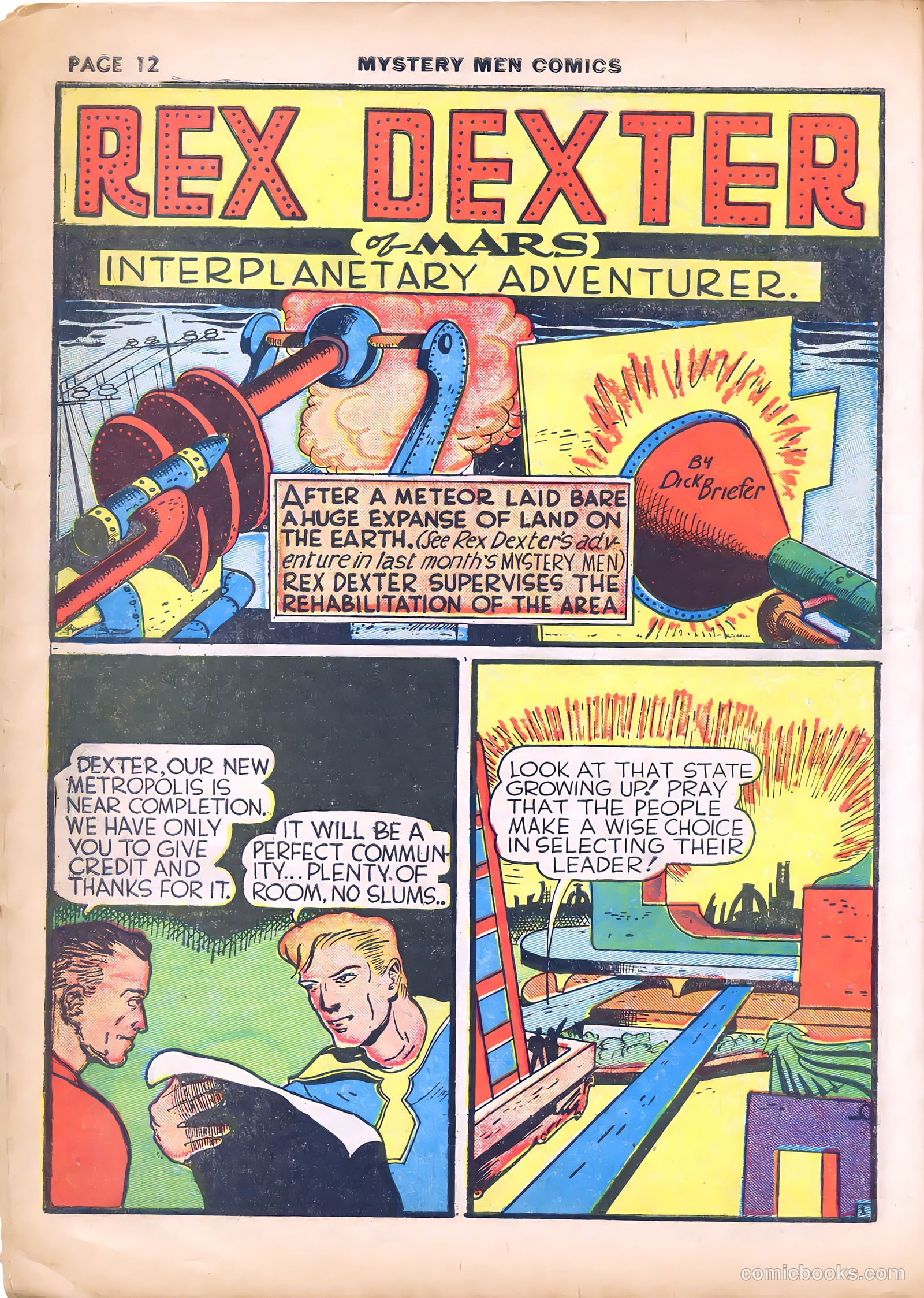 Mystery Men Comics #7 (1940) — page 14 of 68