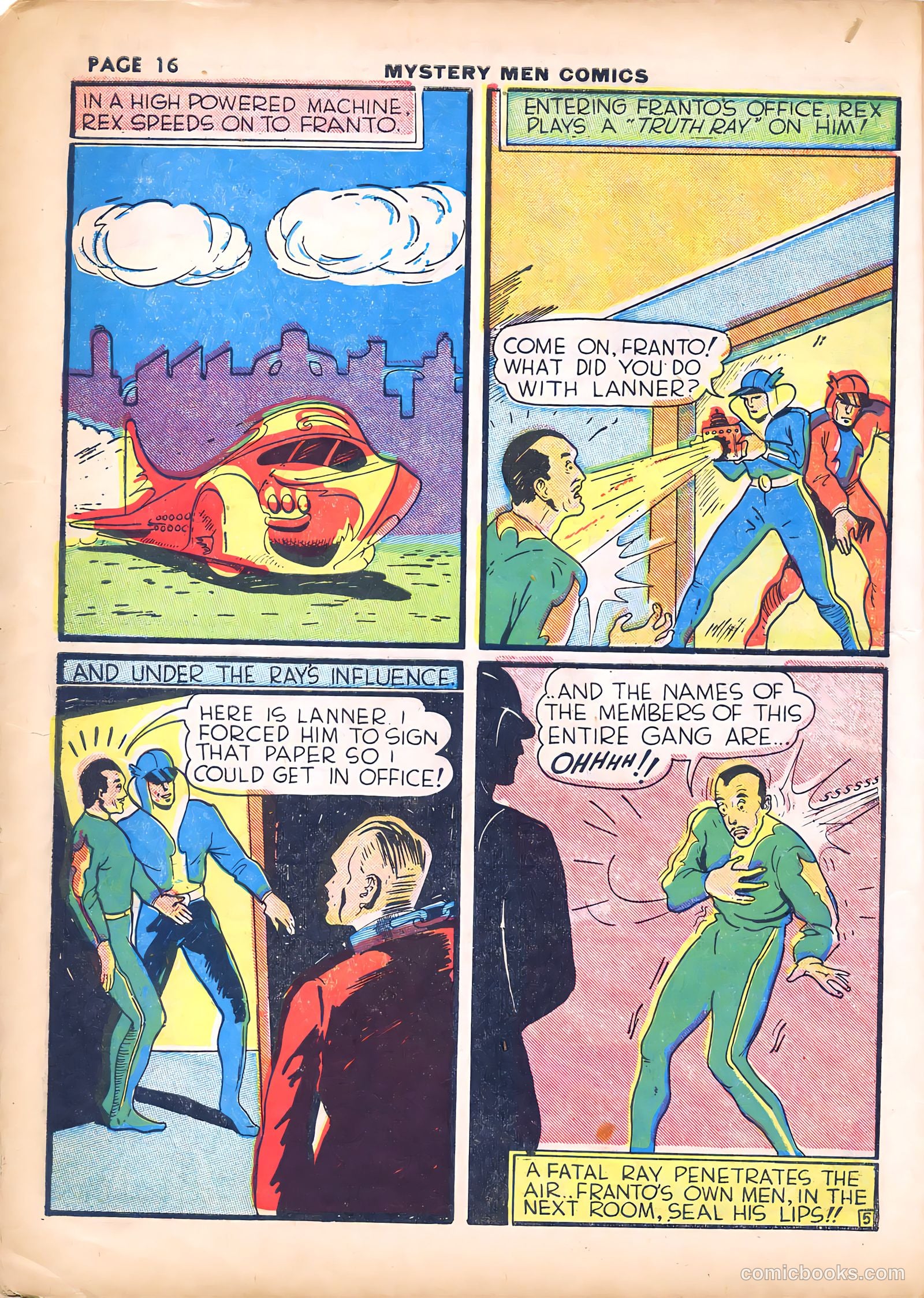 Mystery Men Comics #7 (1940) — page 18 of 68