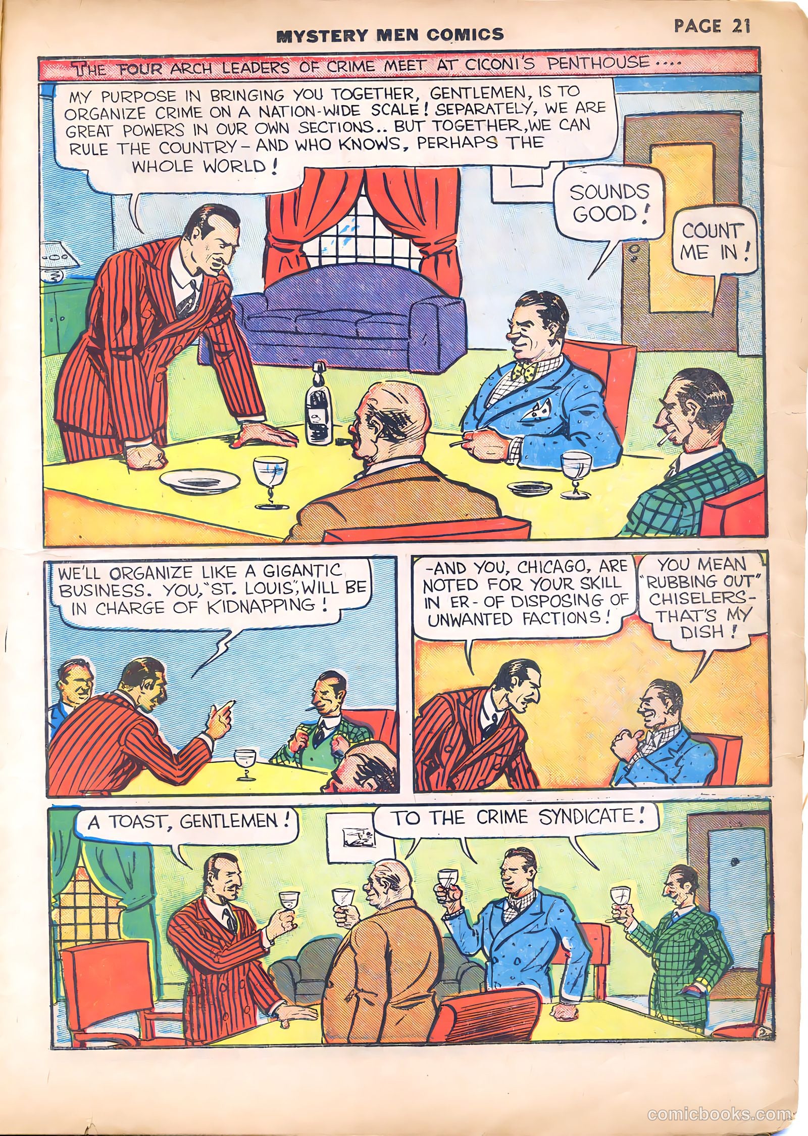 Mystery Men Comics #7 (1940) — page 23 of 68
