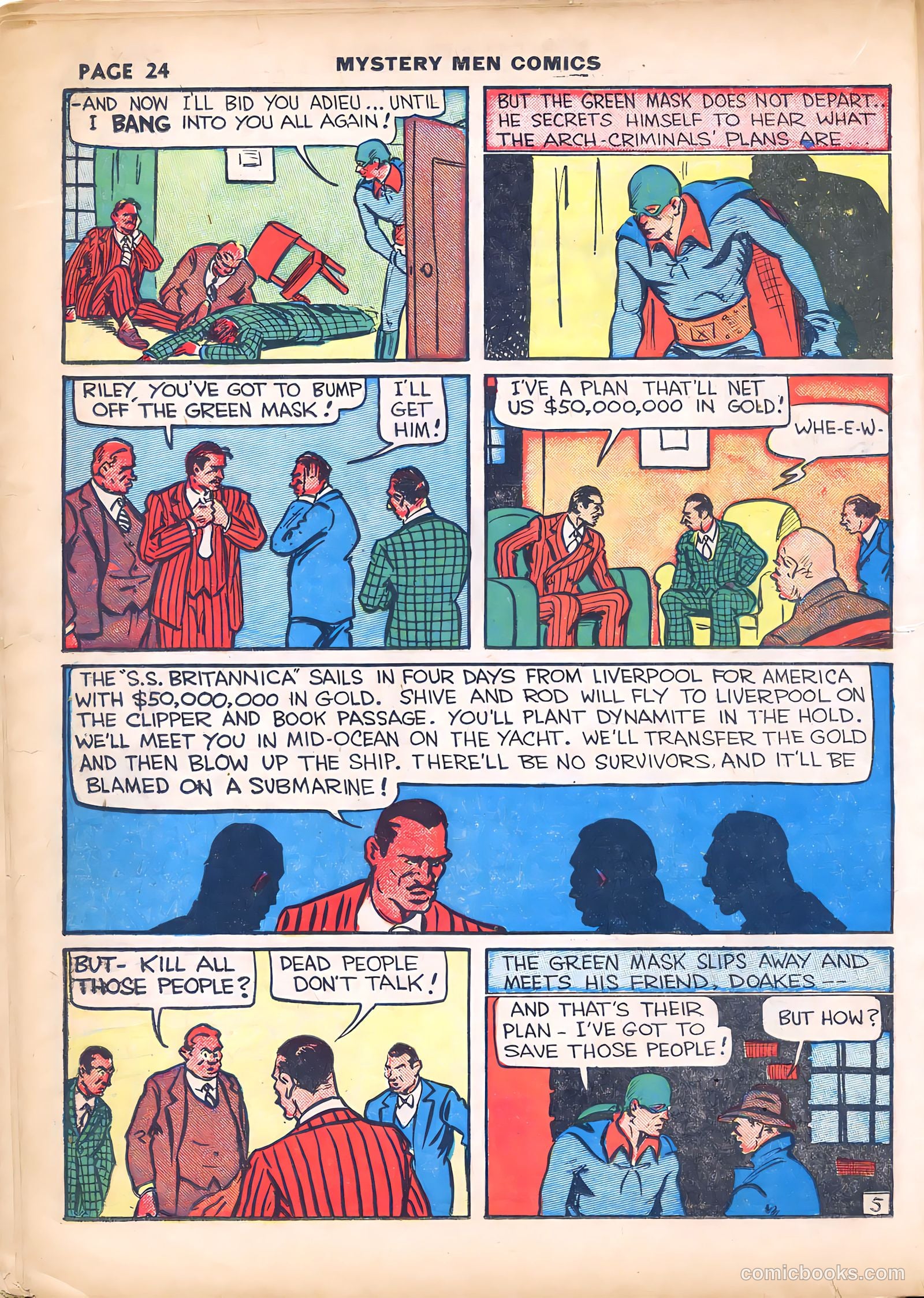 Mystery Men Comics #7 (1940) — page 26 of 68