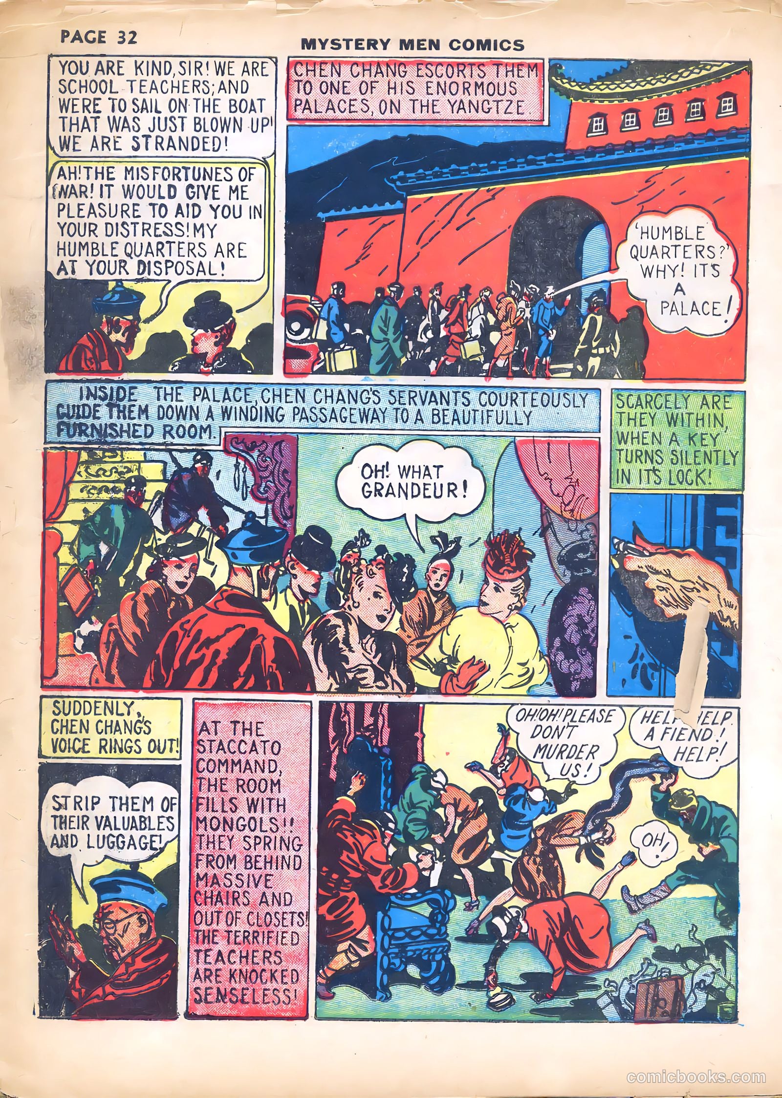 Mystery Men Comics #7 (1940) — page 34 of 68