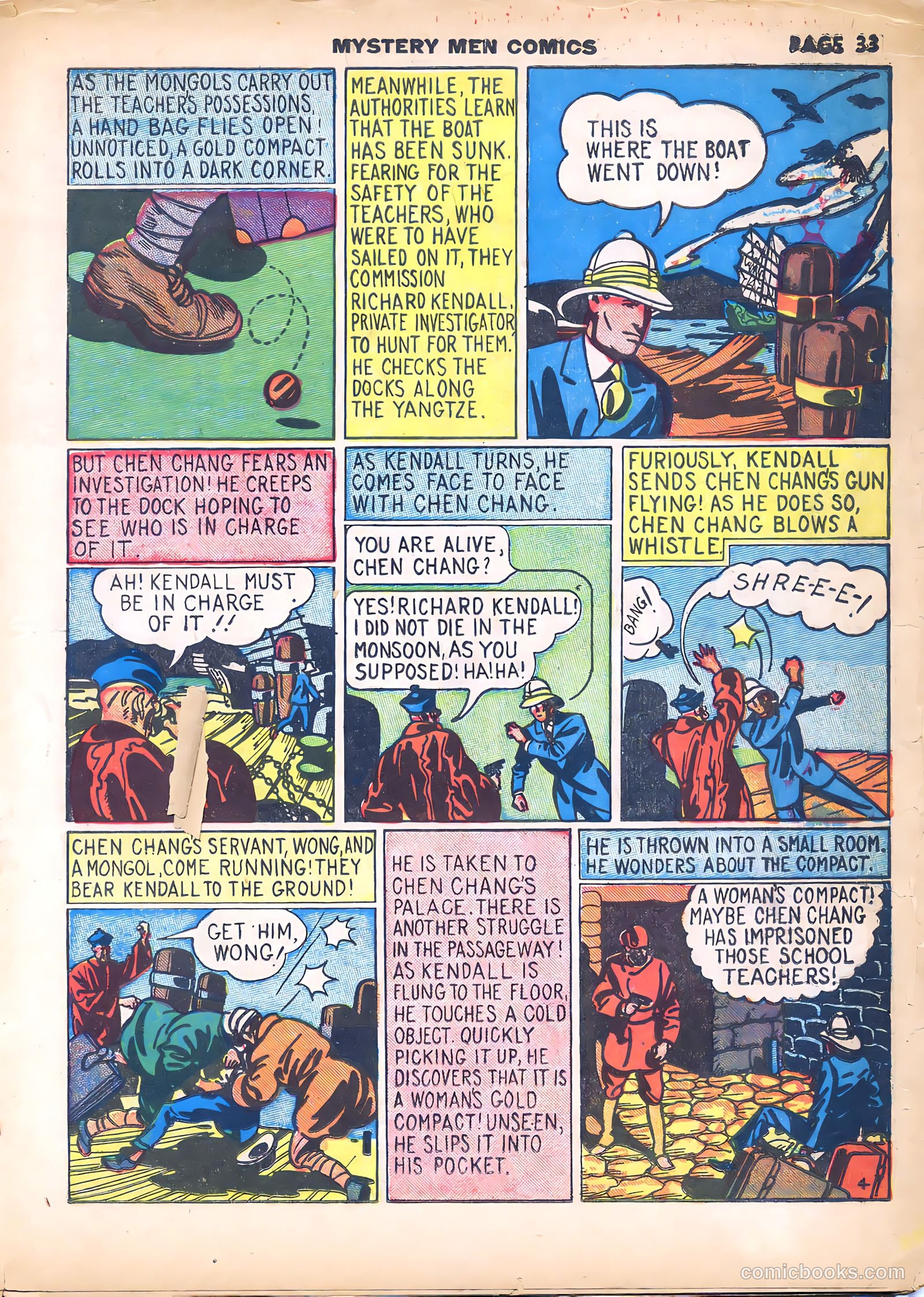 Mystery Men Comics #7 (1940) — page 35 of 68