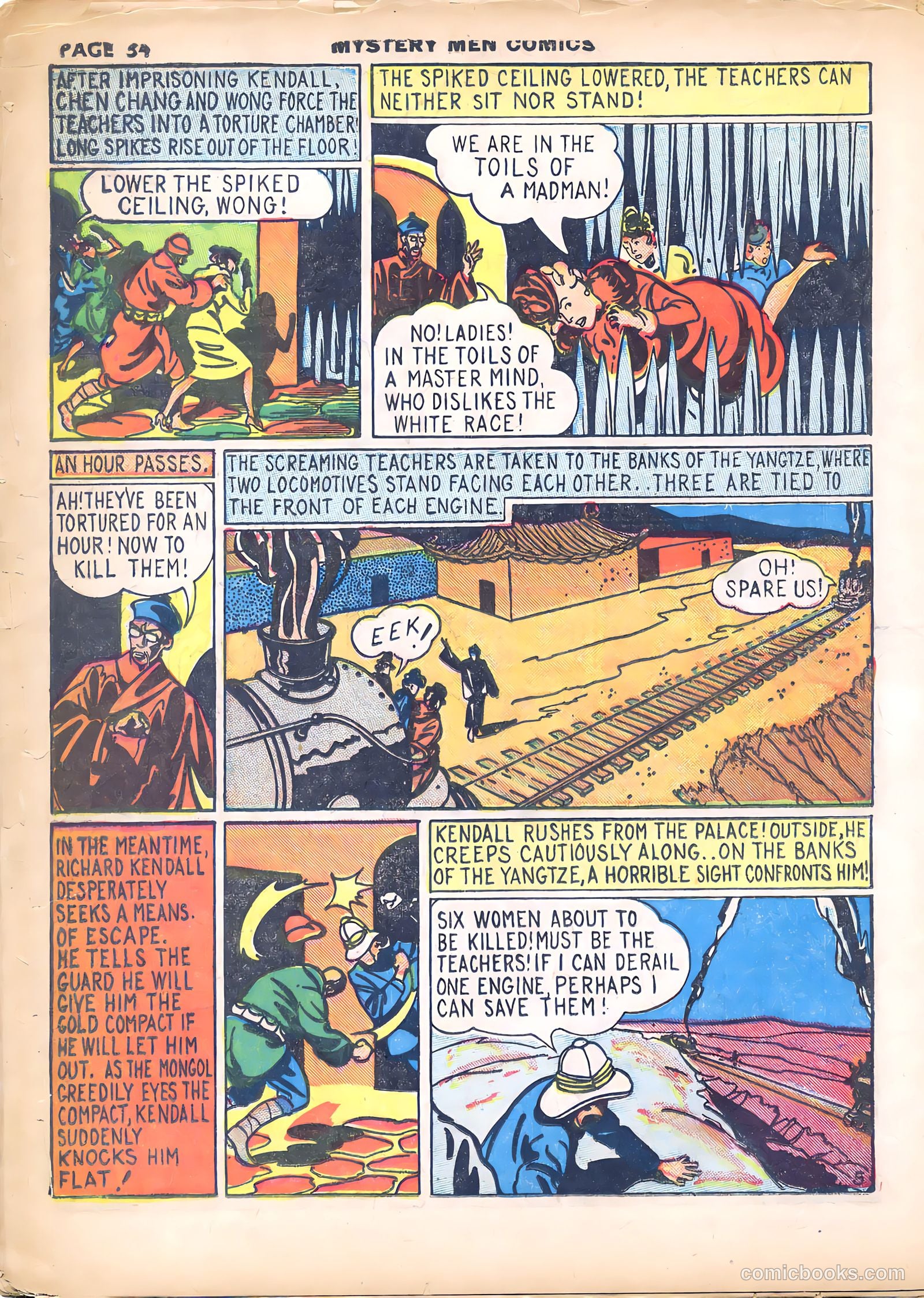 Mystery Men Comics #7 (1940) — page 36 of 68