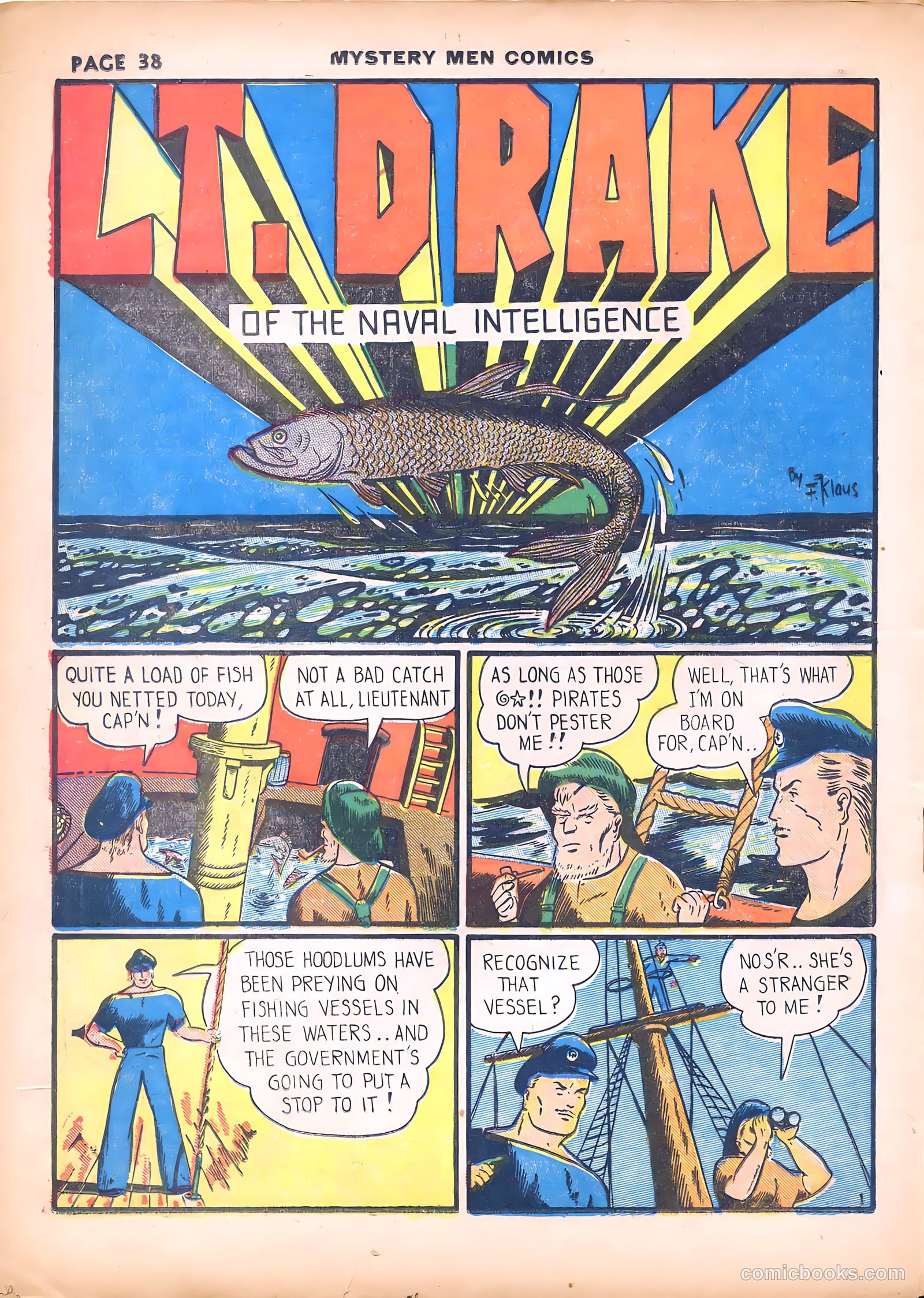 Mystery Men Comics #7 (1940) — page 40 of 68