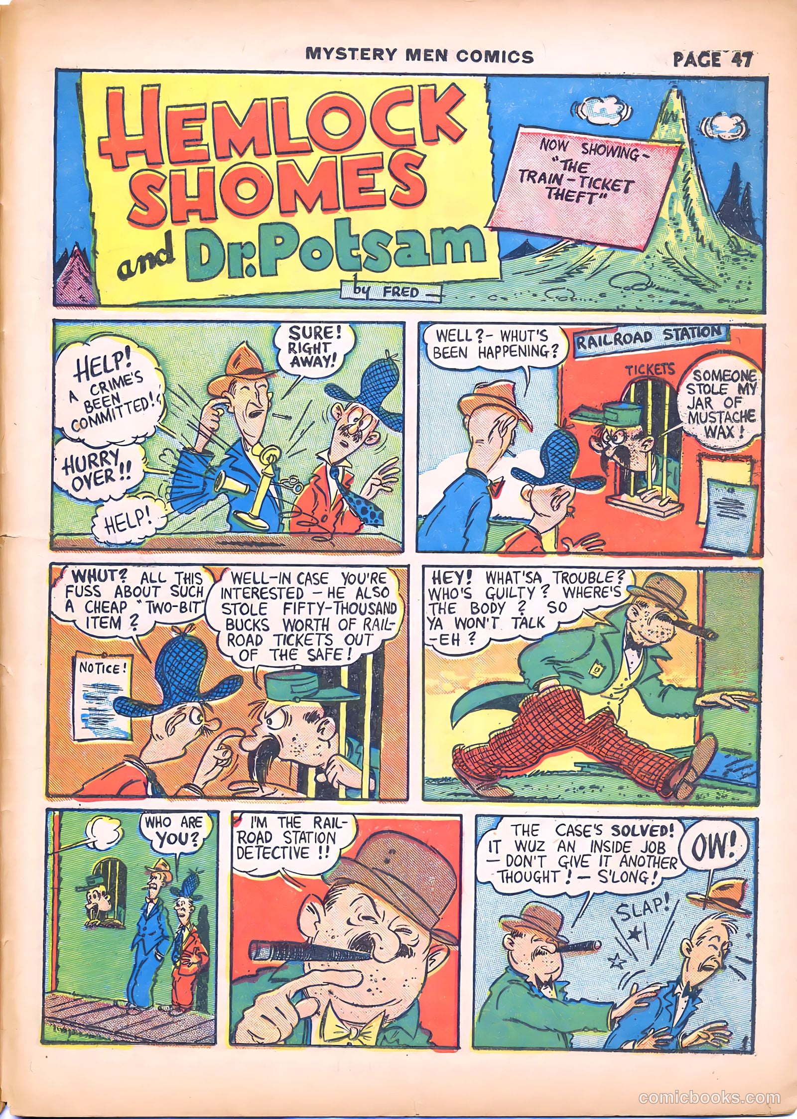 Mystery Men Comics #7 (1940) — page 49 of 68