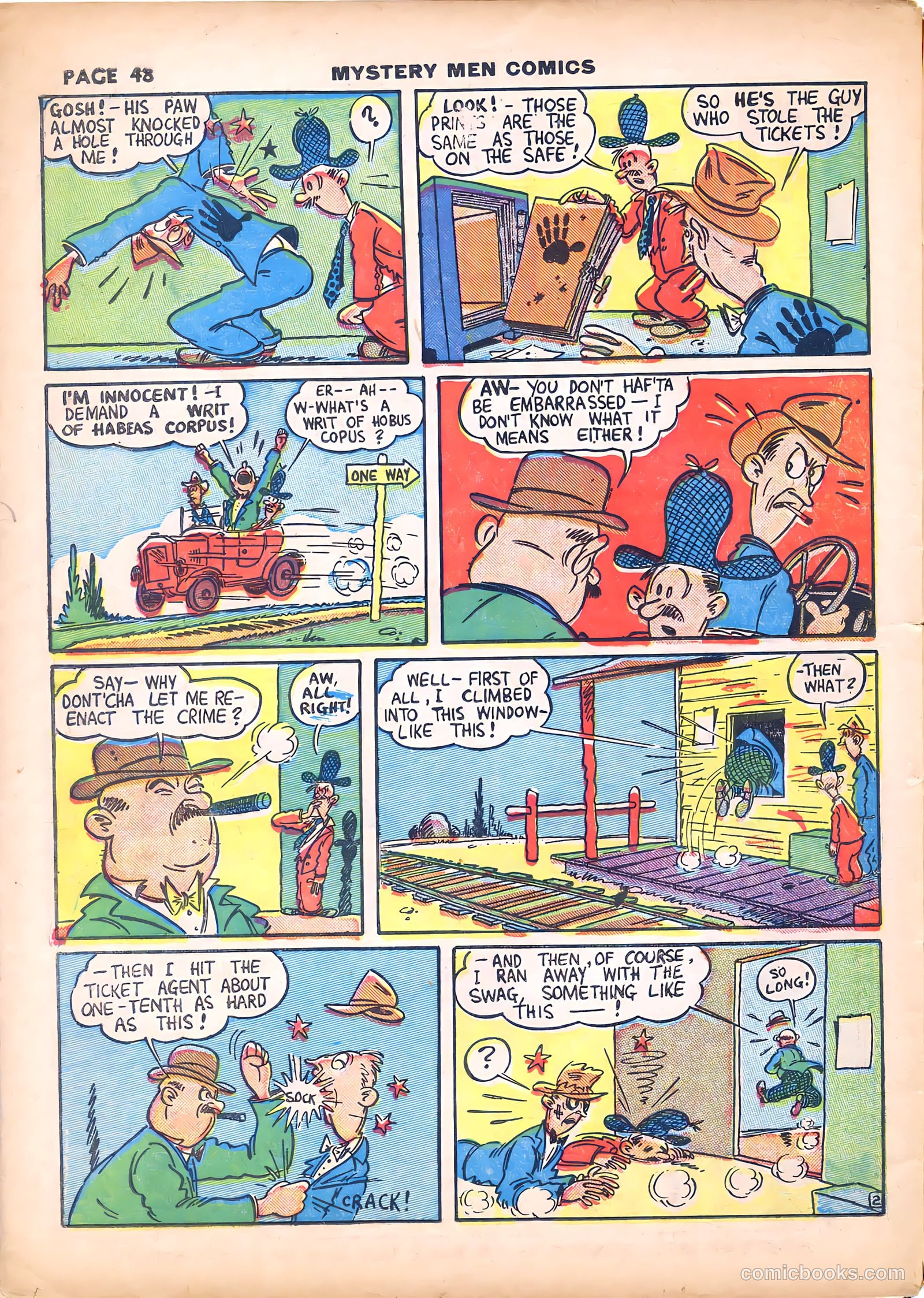 Mystery Men Comics #7 (1940) — page 50 of 68