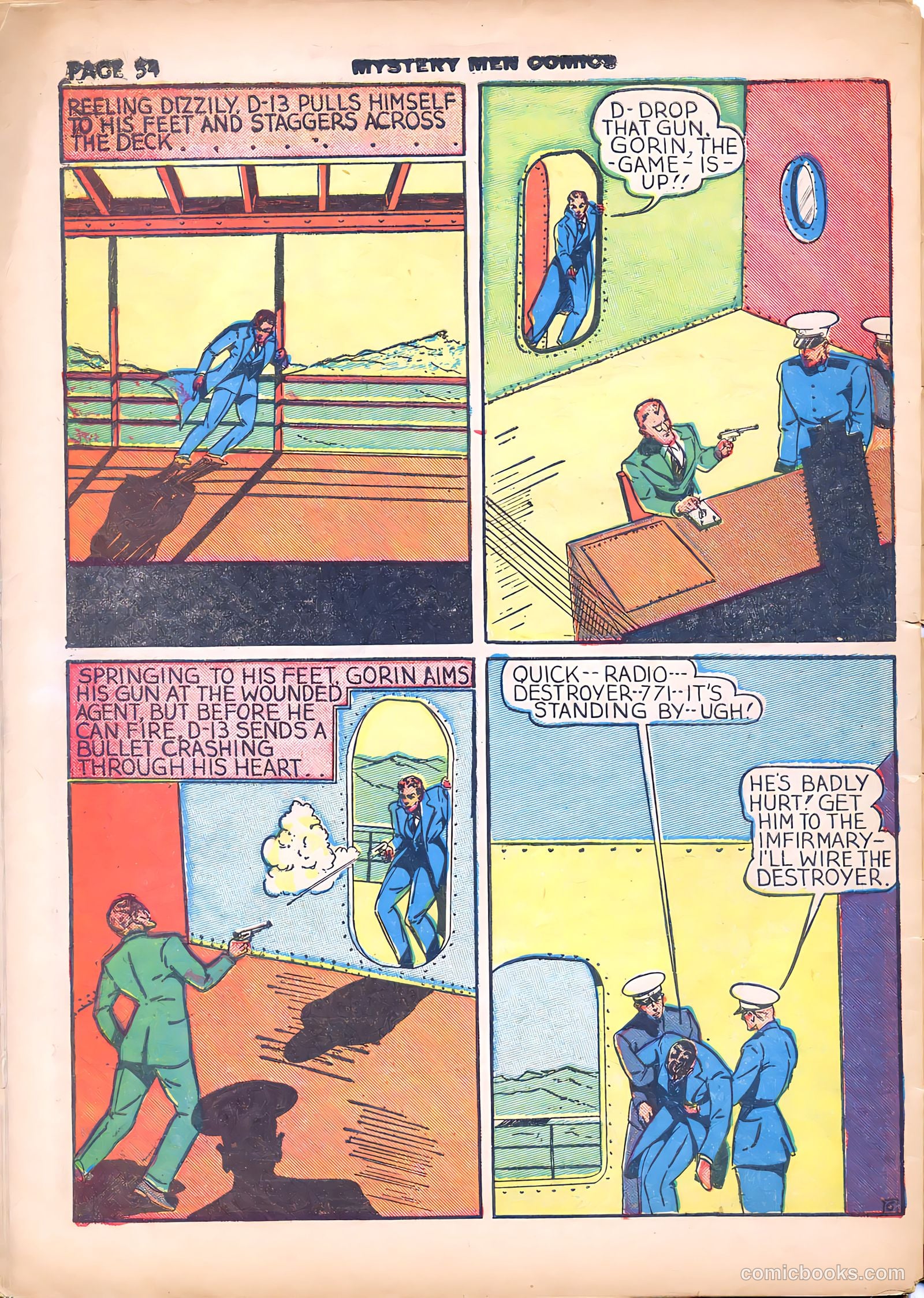 Mystery Men Comics #7 (1940) — page 56 of 68
