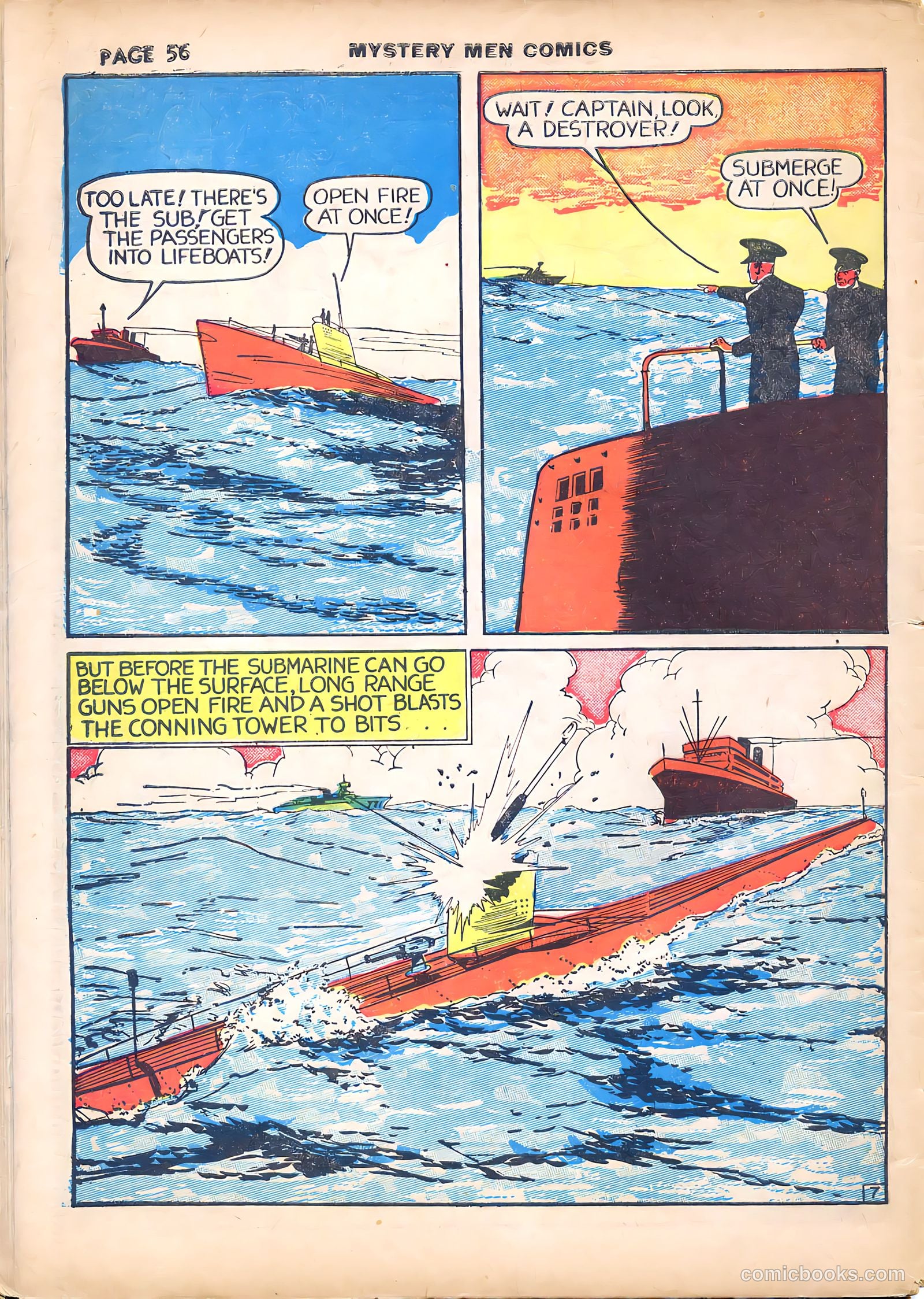 Mystery Men Comics #7 (1940) — page 58 of 68