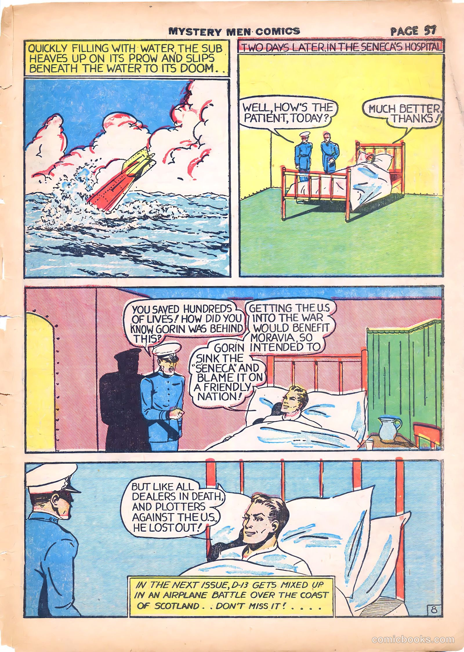 Mystery Men Comics #7 (1940) — page 59 of 68