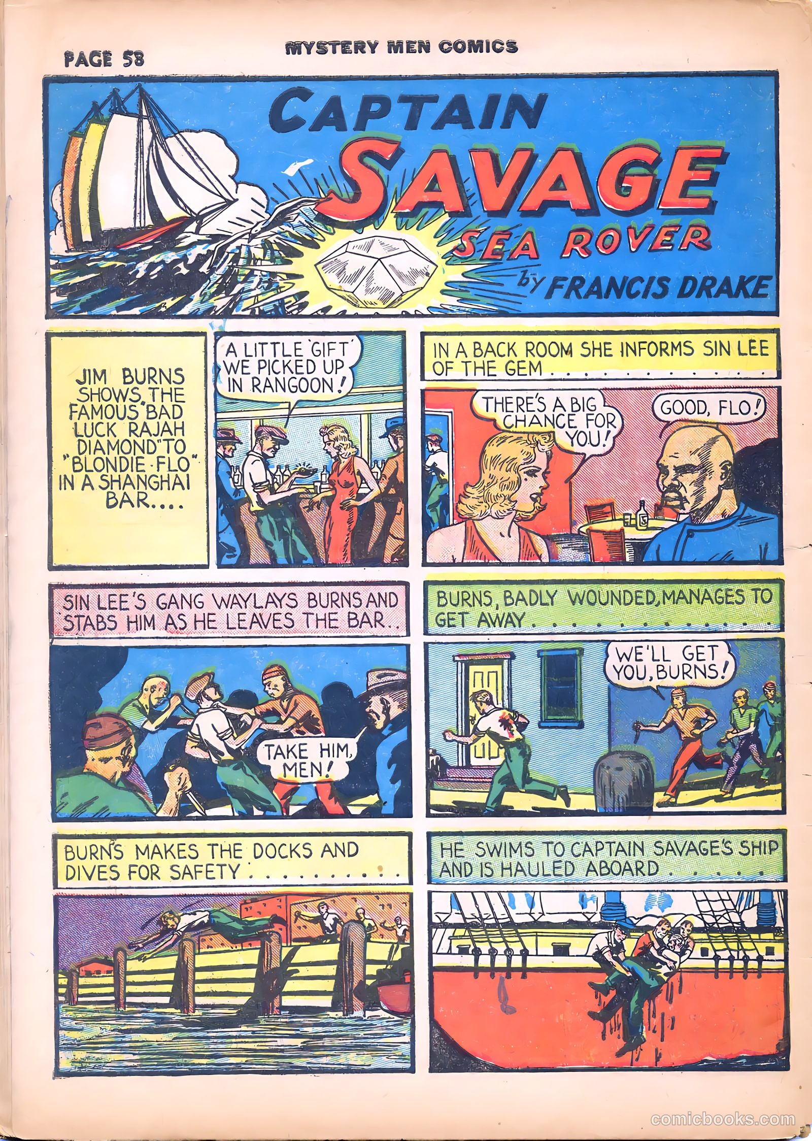 Mystery Men Comics #7 (1940) — page 60 of 68